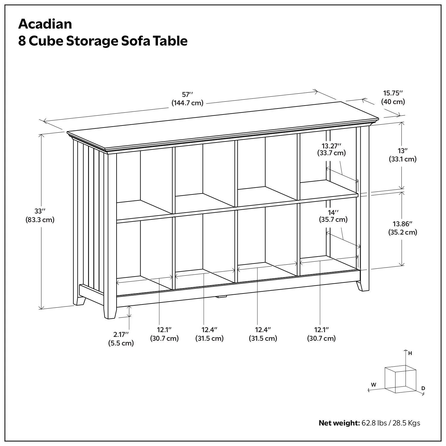 Acadian - Handcrafted Cube Storage - Image 41
