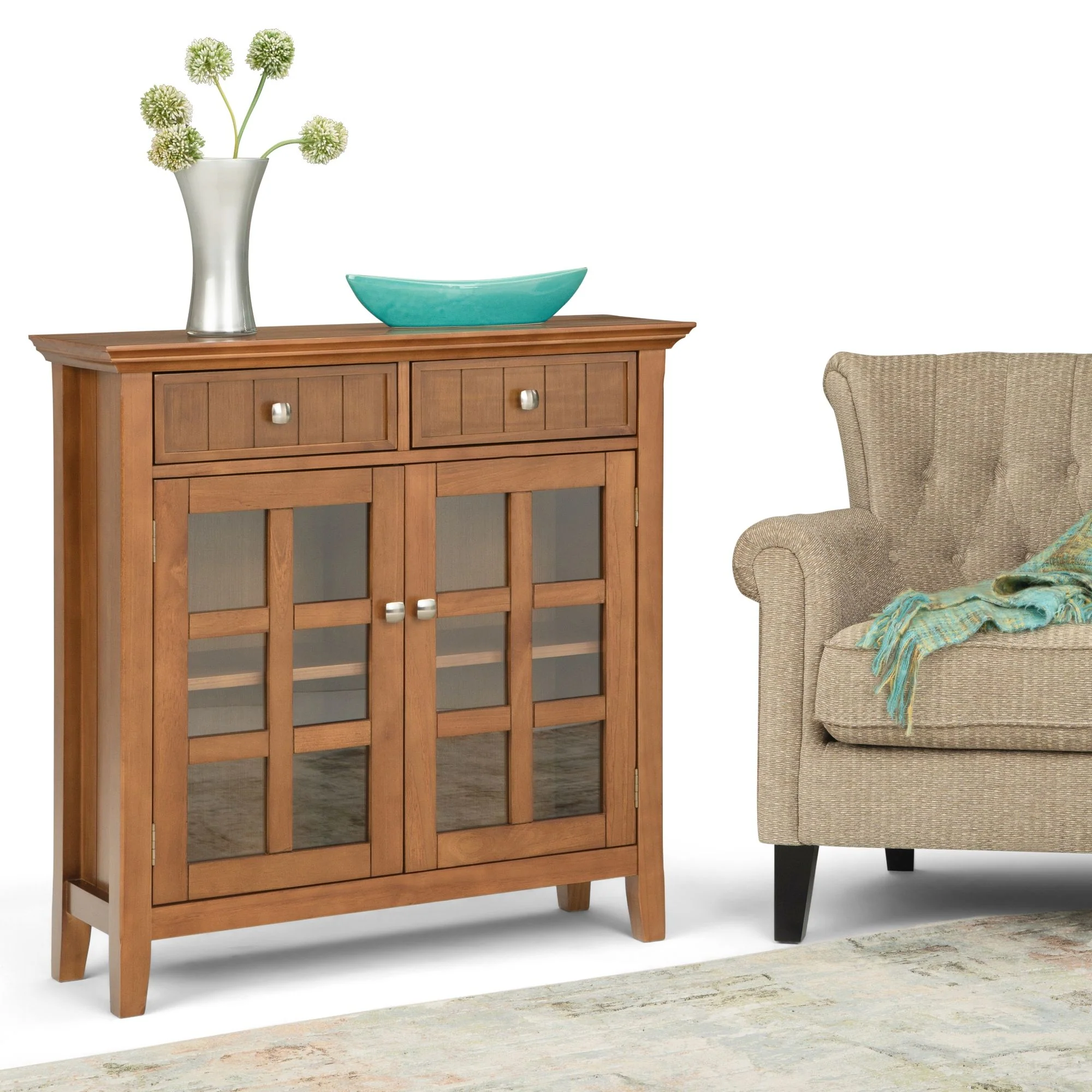 Acadian - Handcrafted Entryway Storage Cabinet - Image 17