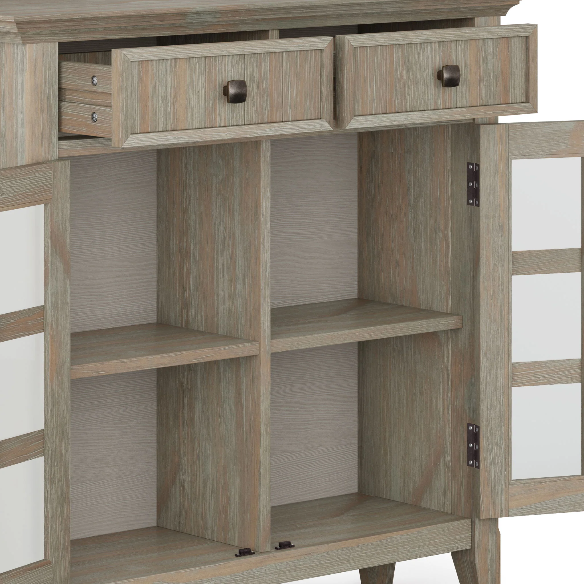 Acadian - Handcrafted Entryway Storage Cabinet - Image 38