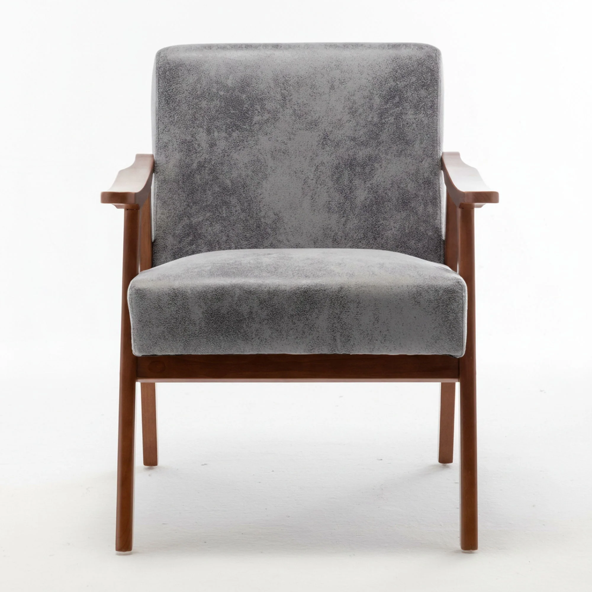 Accent Chair, Classic Mid Century Modern For Extra Seating - Image 74
