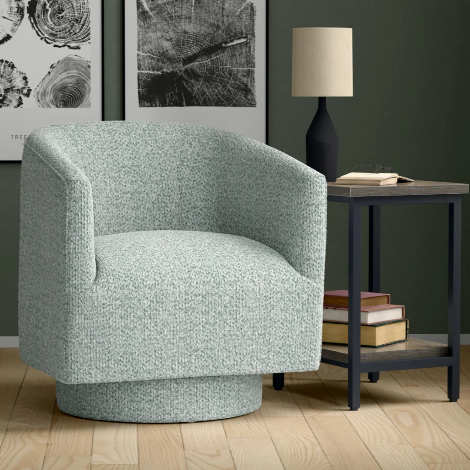 Accent Chair With Swivel Function - Image 9