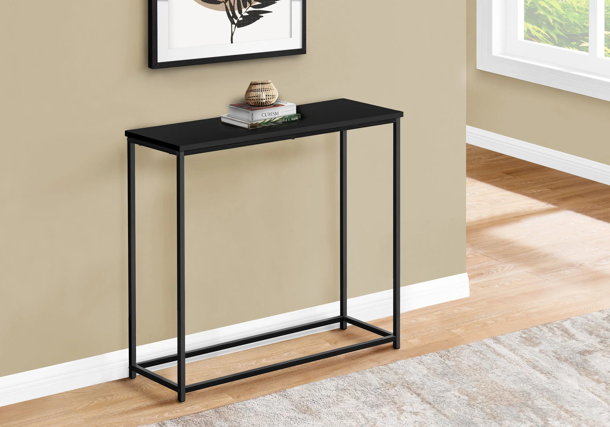 Accent Console Table For Entryway, Stable Support, Contemporary & Modern - Image 13