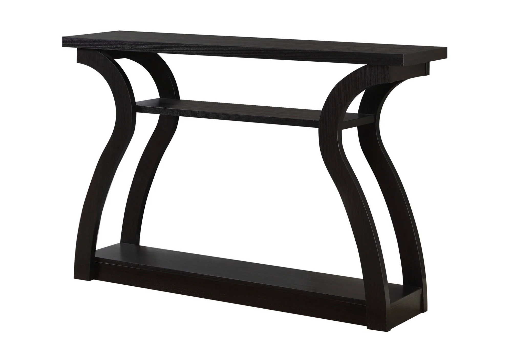 Accent Console Table For Entryway, Unique Curved Design - Image 2