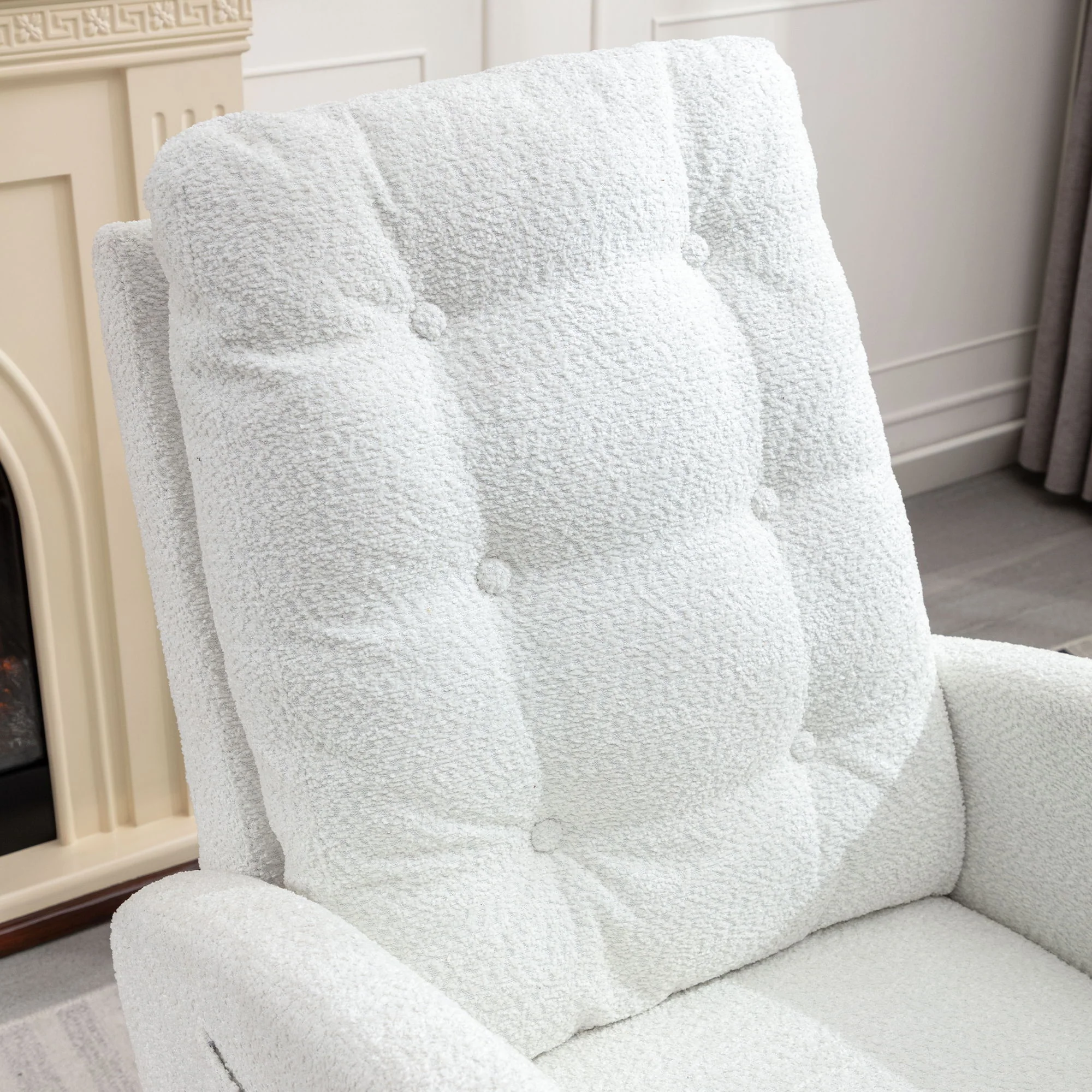 Accent Rocking Chair With Footrest, High Back - Image 11