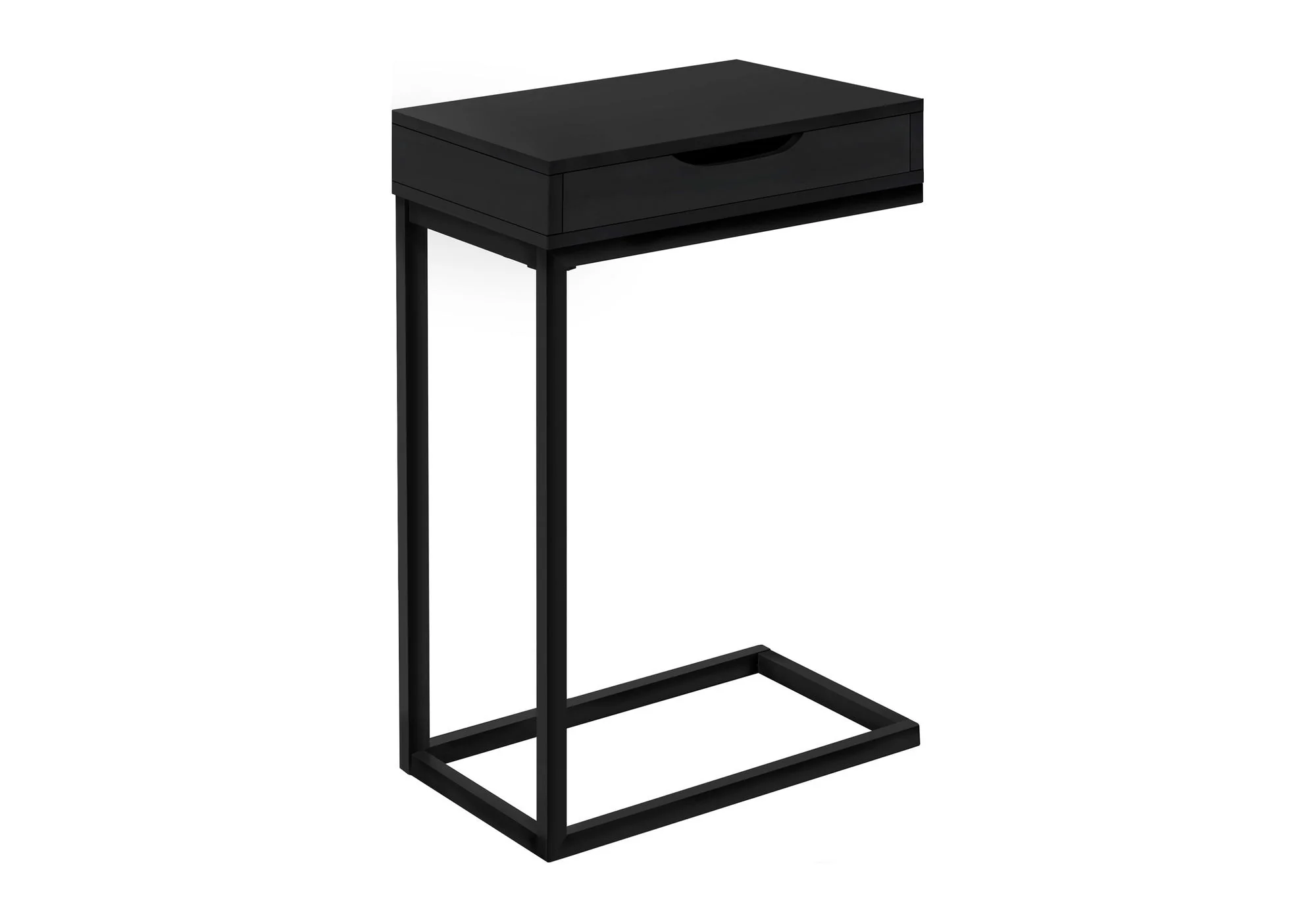 Accent Table, C - Shaped Contemporary Elegant Desig - Image 19