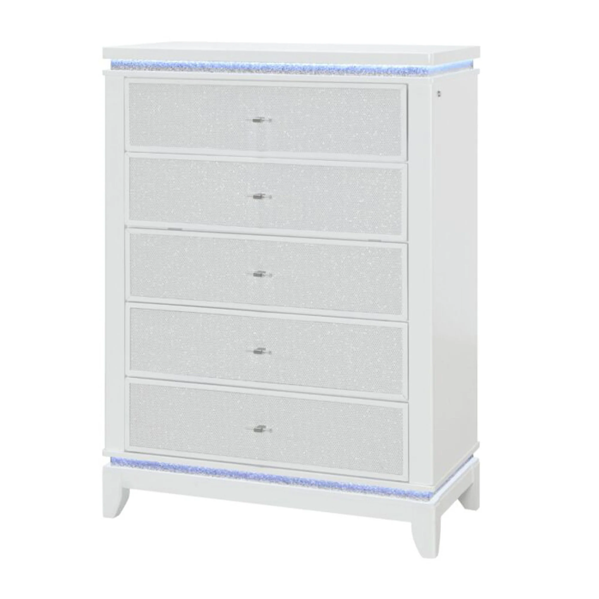 Adalid - Chest With LED Lighting - White - Image 3