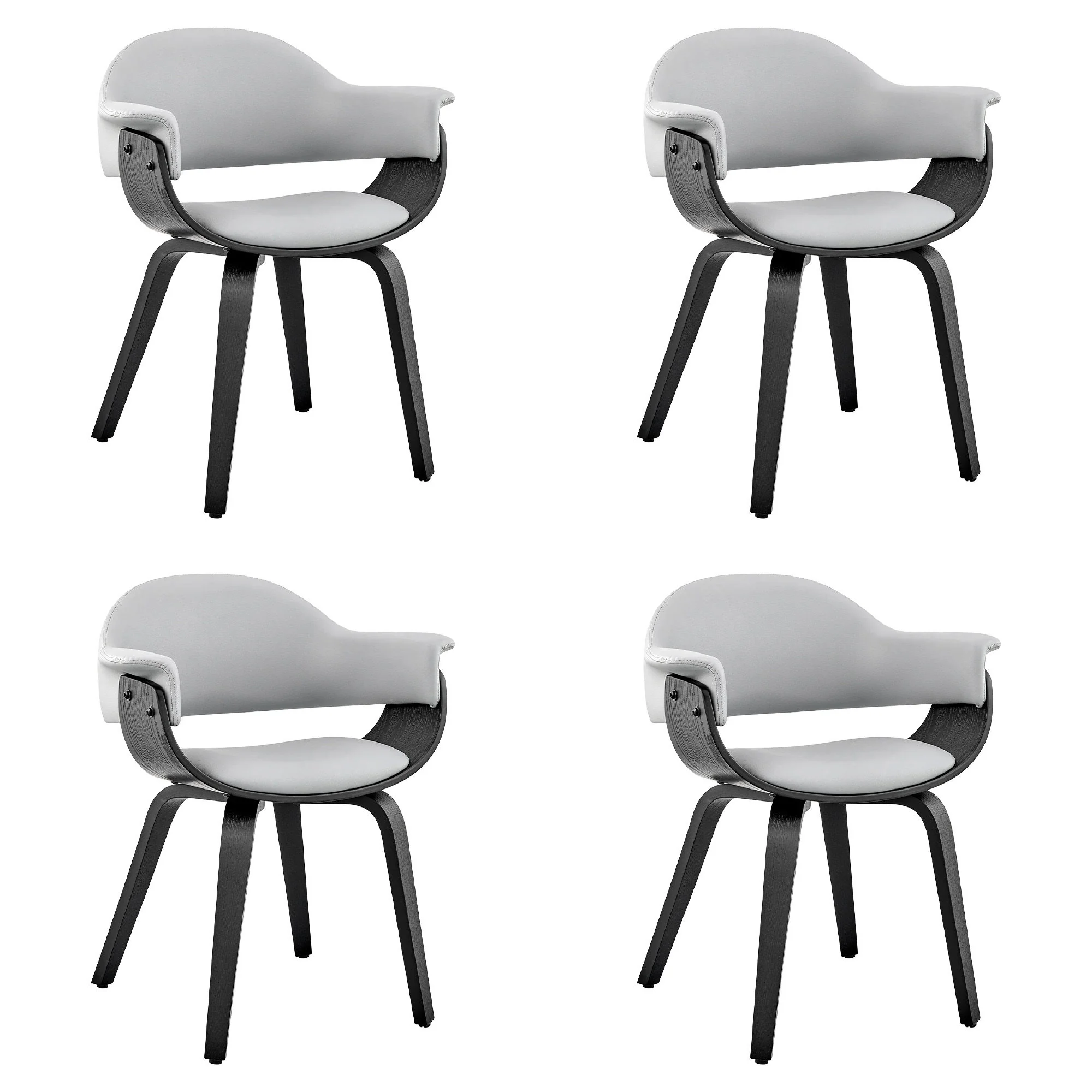 Adalyn - Dining Room Accent Chair With Black Frame - Image 2