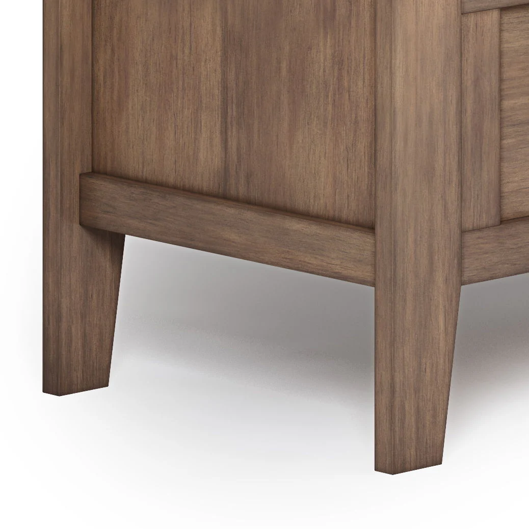 Adams - Entryway Storage Bench - Rustic Natural Aged Brown - Image 7