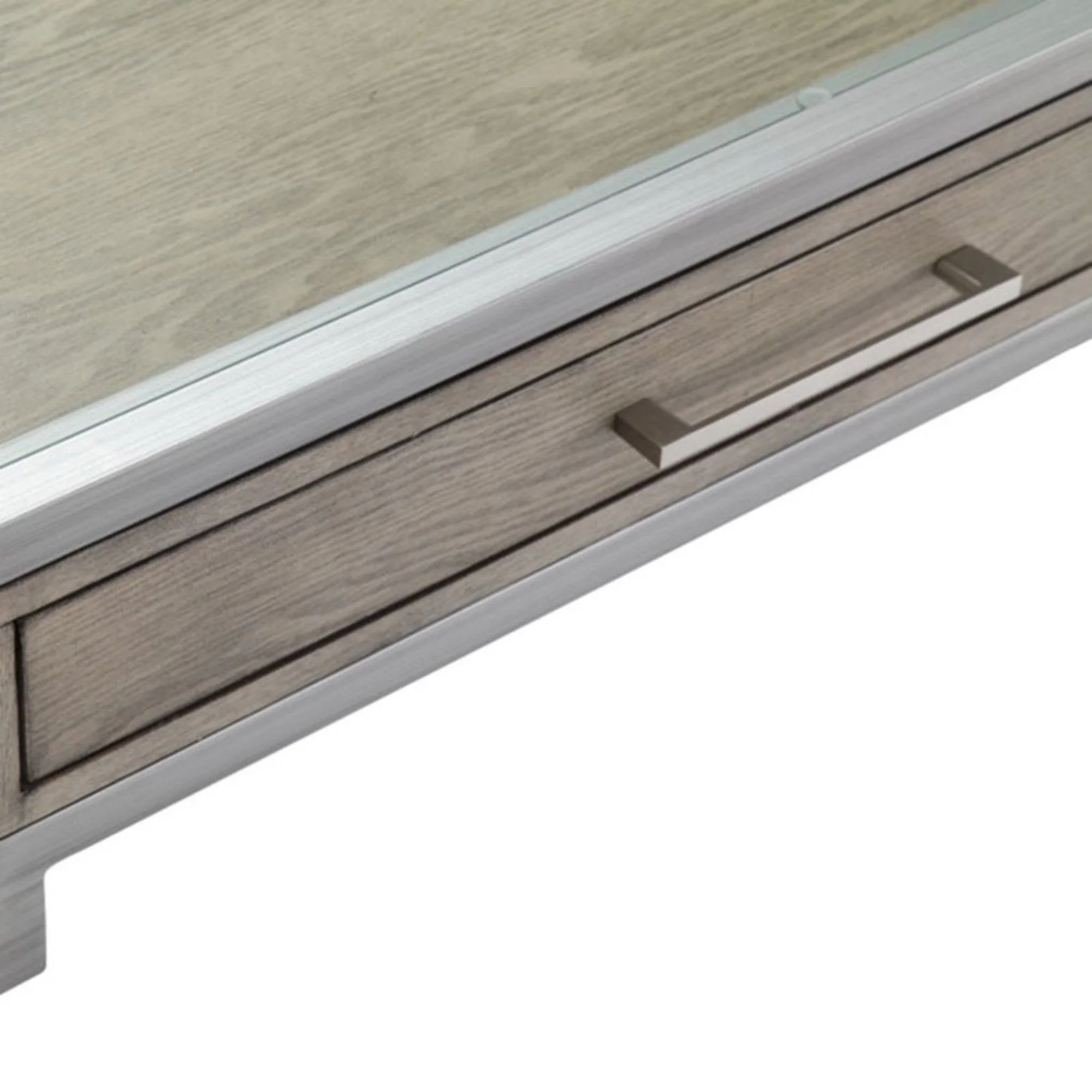 Adela - Writing Desk - Antique Silver - Image 5