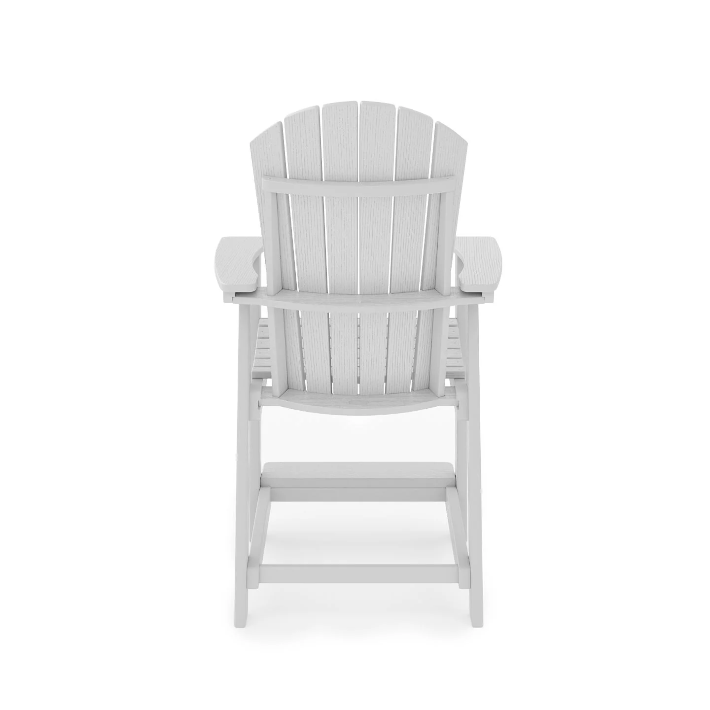 Adirondack Style Counter Chair Stylish HDPE Poly Lumber For Dining, Patio, And Garden Comfort - Image 10