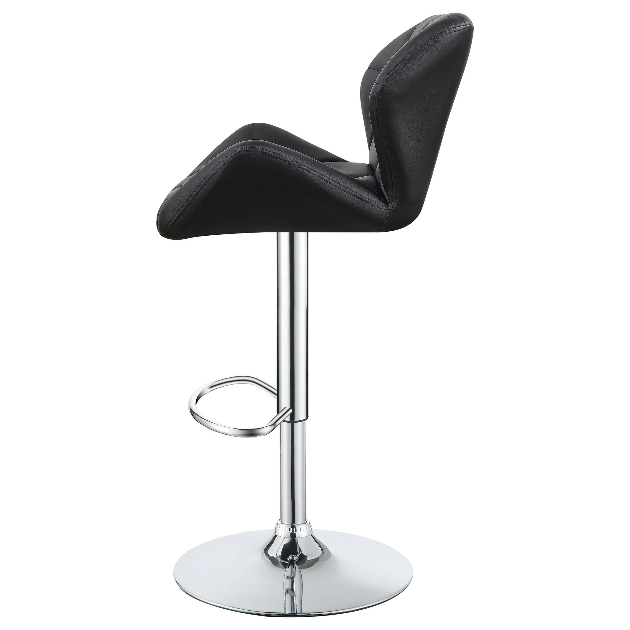 Adjustable Bar Stool With Height-Adjustable Base (Set of 2) - Image 5