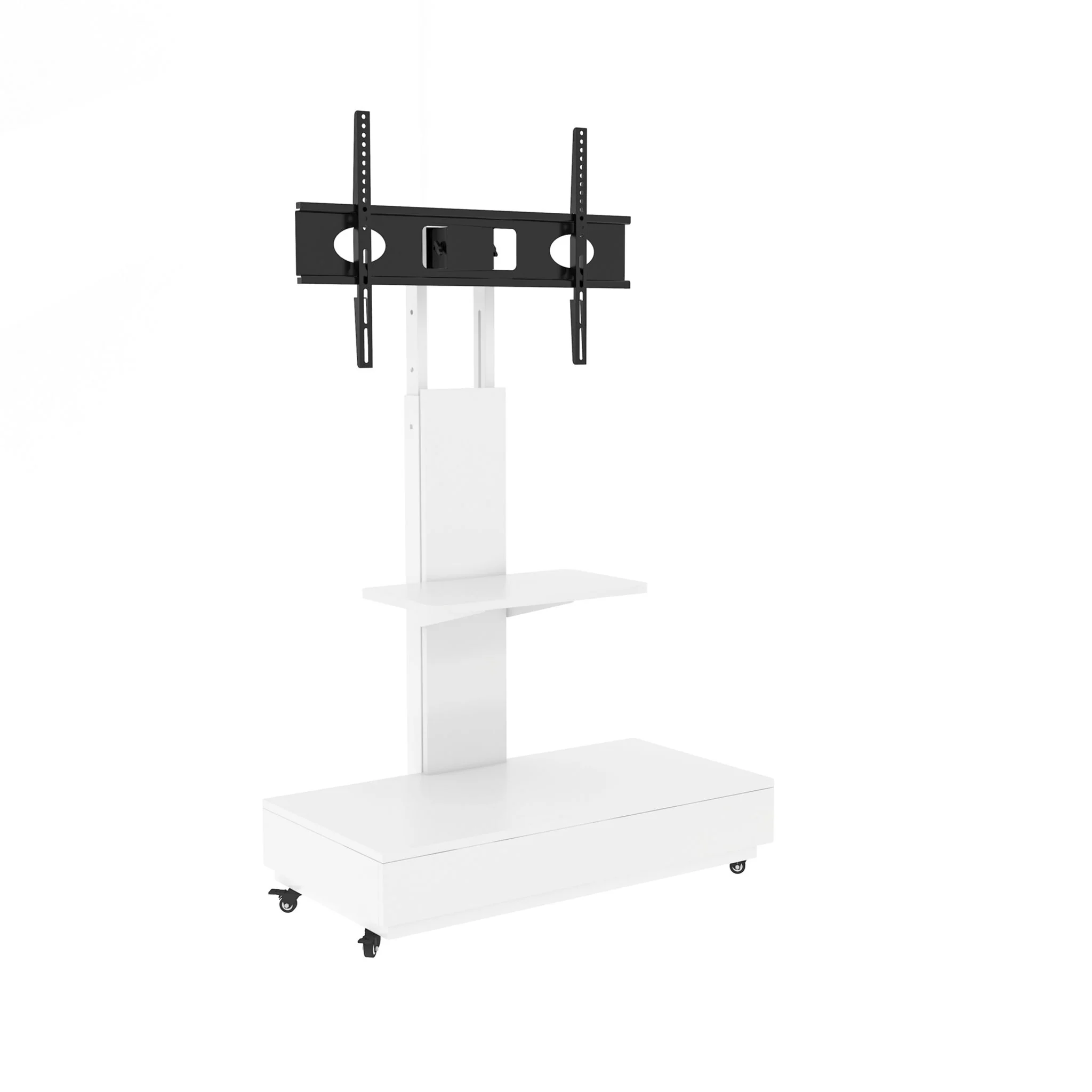 Adjustable Height Mobile TV Cart - Image 8