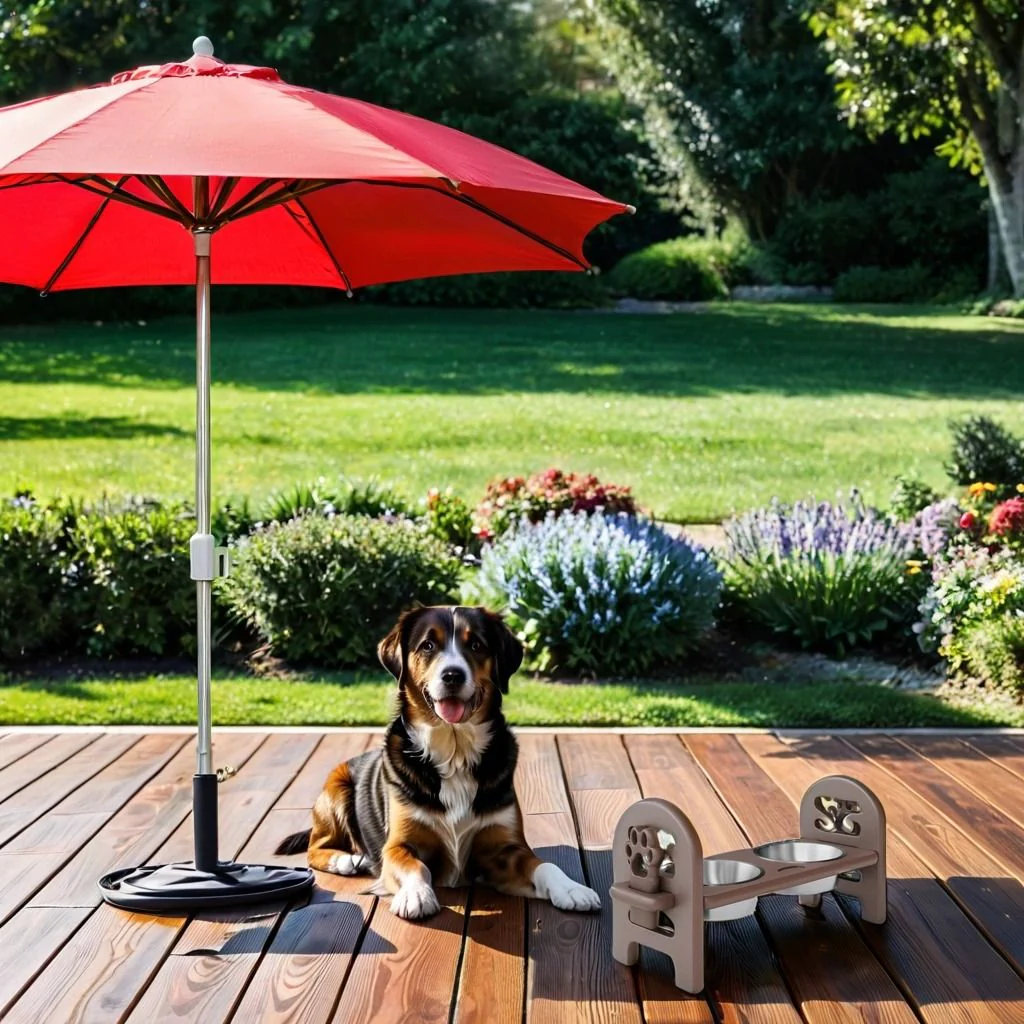 Adjustable Pet Bowl Travel Ready HDPE Durable Poly Lumber Recycled - Image 14