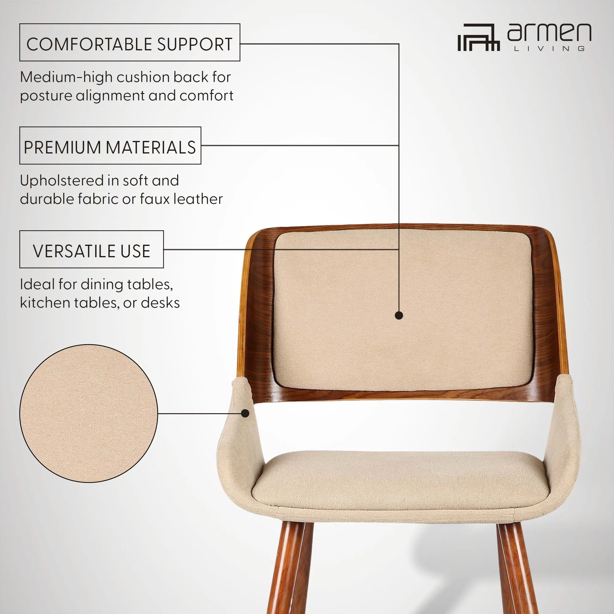 Agi - Mid-Century Chair - Image 9