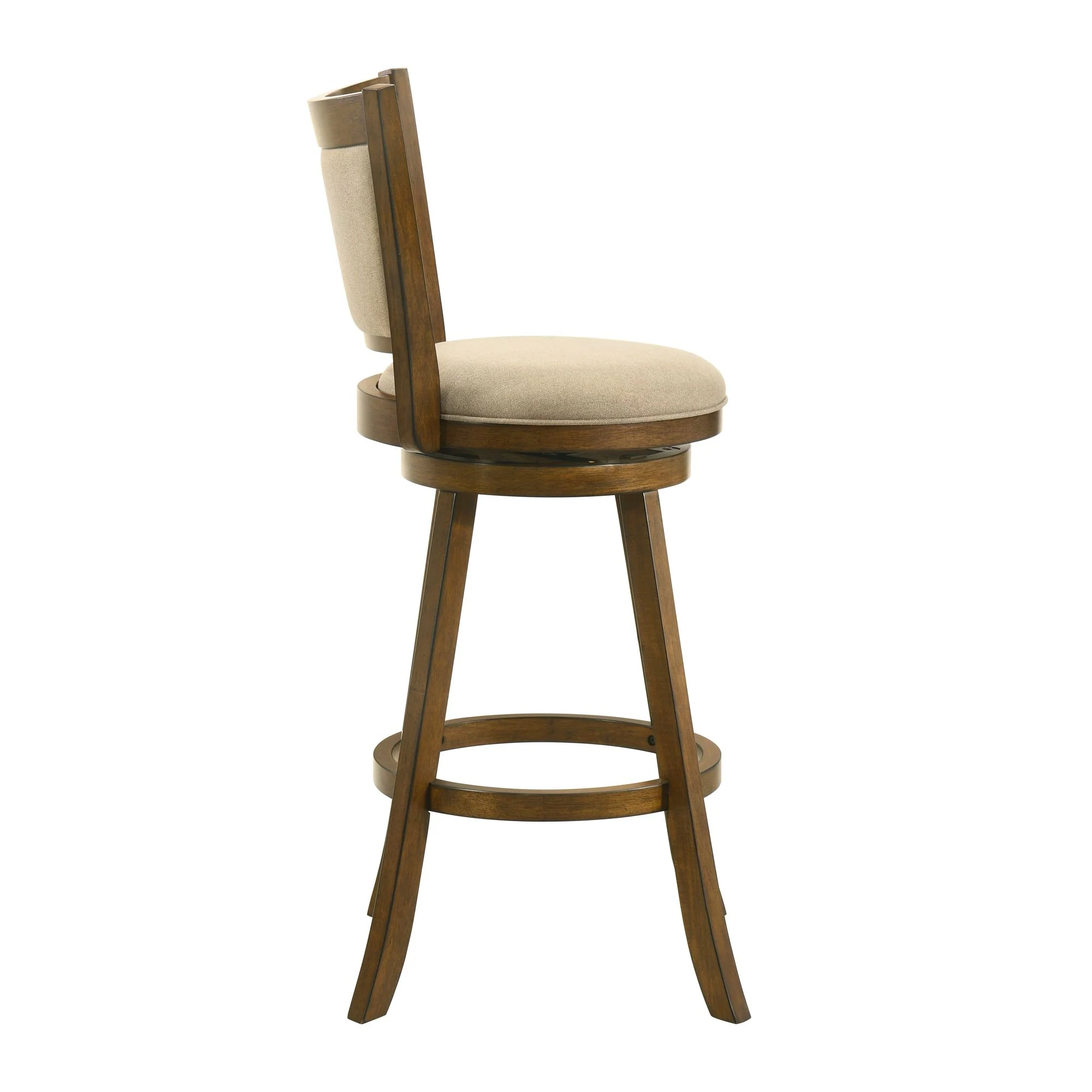 Aiden - Modern Farmhouse Swivel Wood Bar Height Kitchen Bar Stool - Image 11