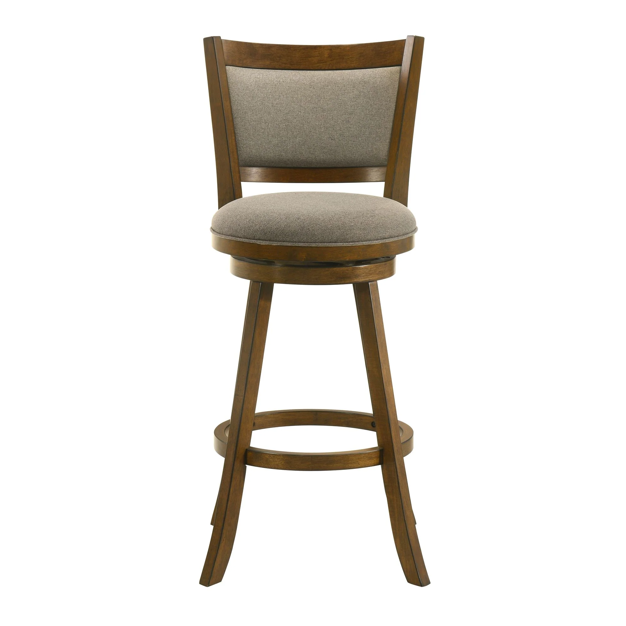 Aiden - Modern Farmhouse Swivel Wood Bar Height Kitchen Bar Stool - Image 13