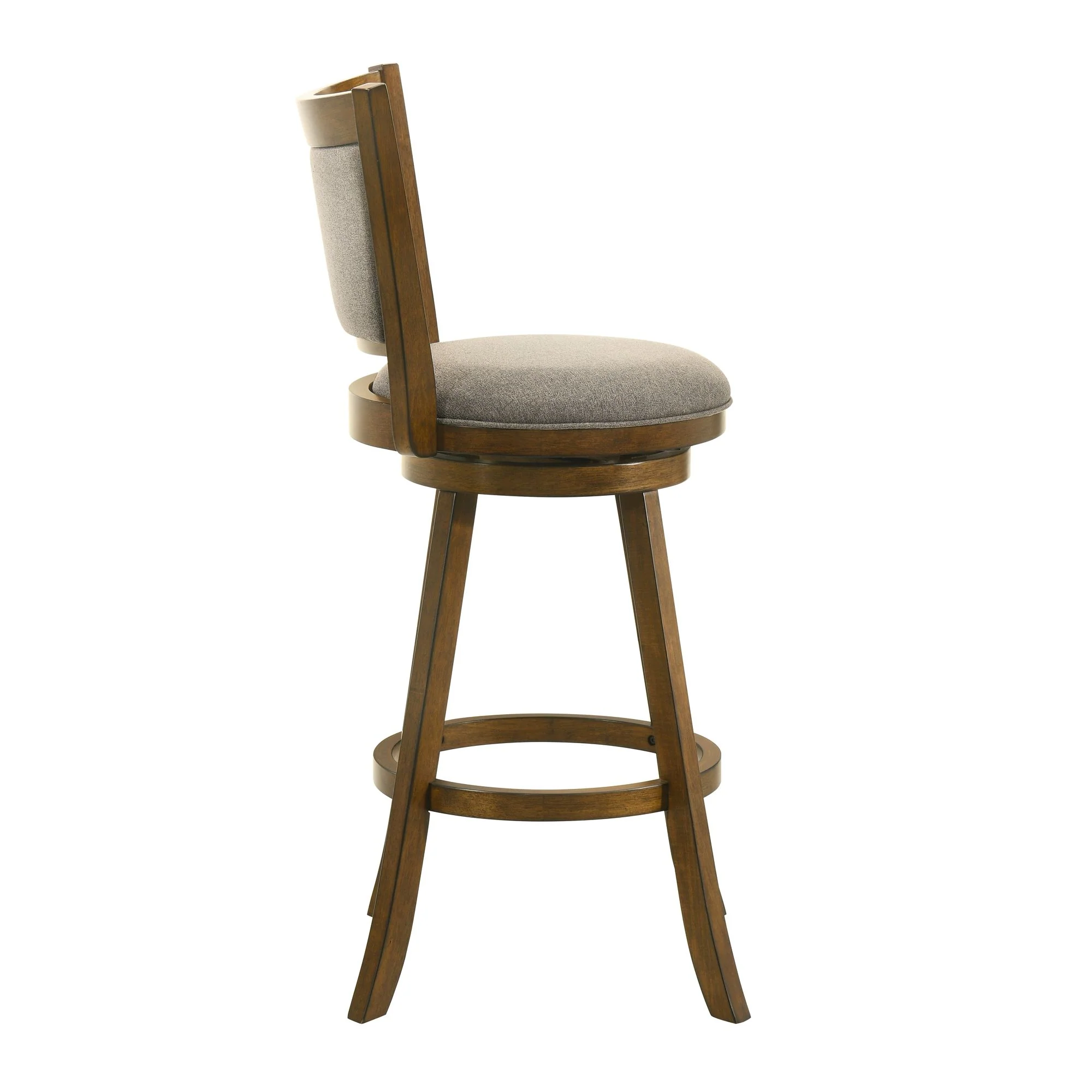 Aiden - Modern Farmhouse Swivel Wood Bar Height Kitchen Bar Stool - Image 14