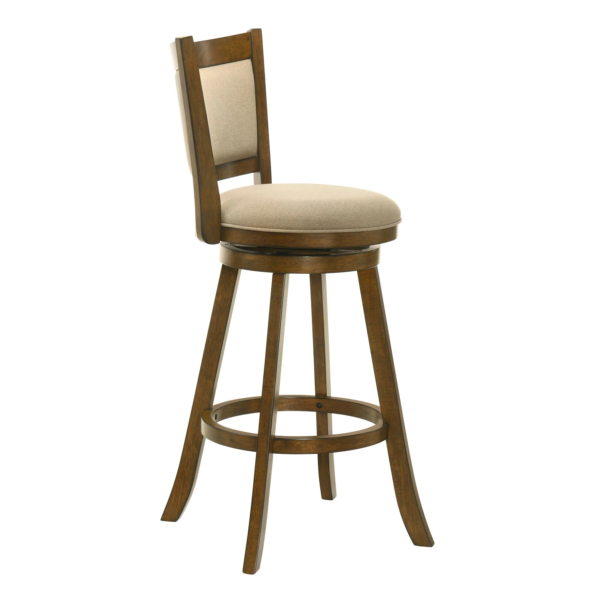 Aiden - Modern Farmhouse Swivel Wood Bar Height Kitchen Bar Stool - Image 17