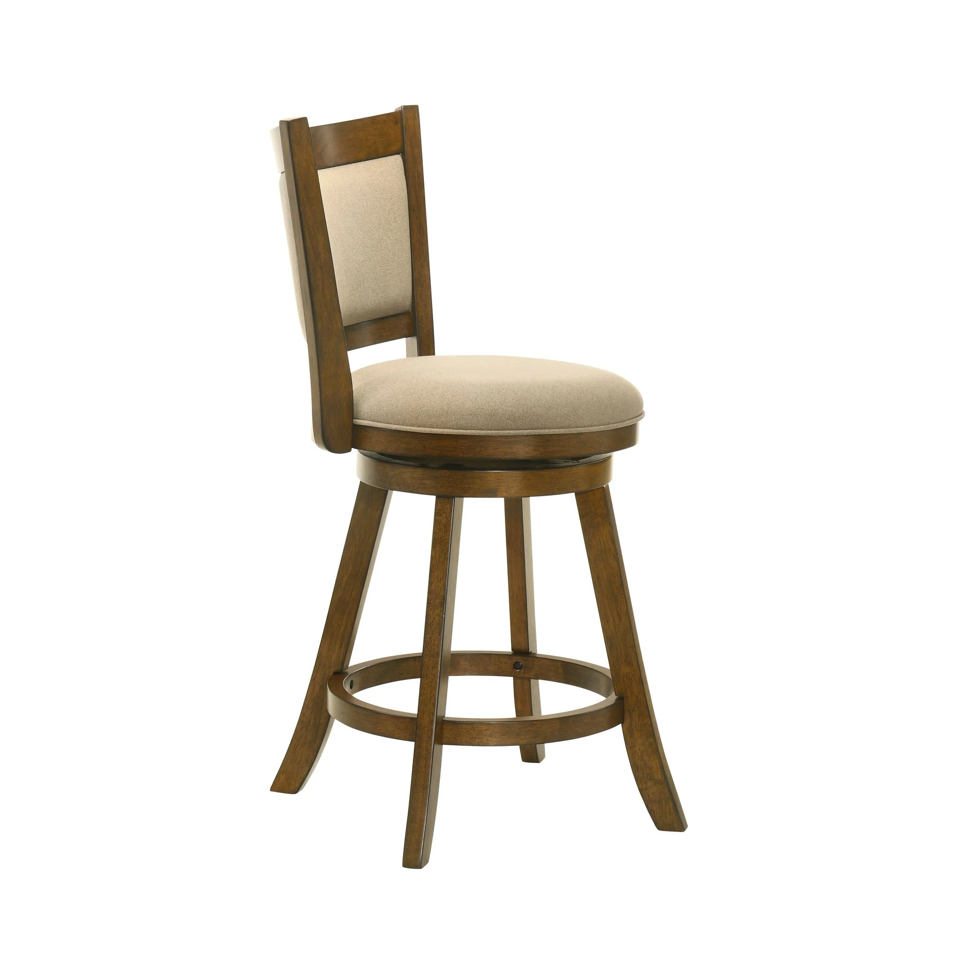 Aiden - Modern Farmhouse Swivel Wood Counter Height Kitchen Bar Stool - Image 12
