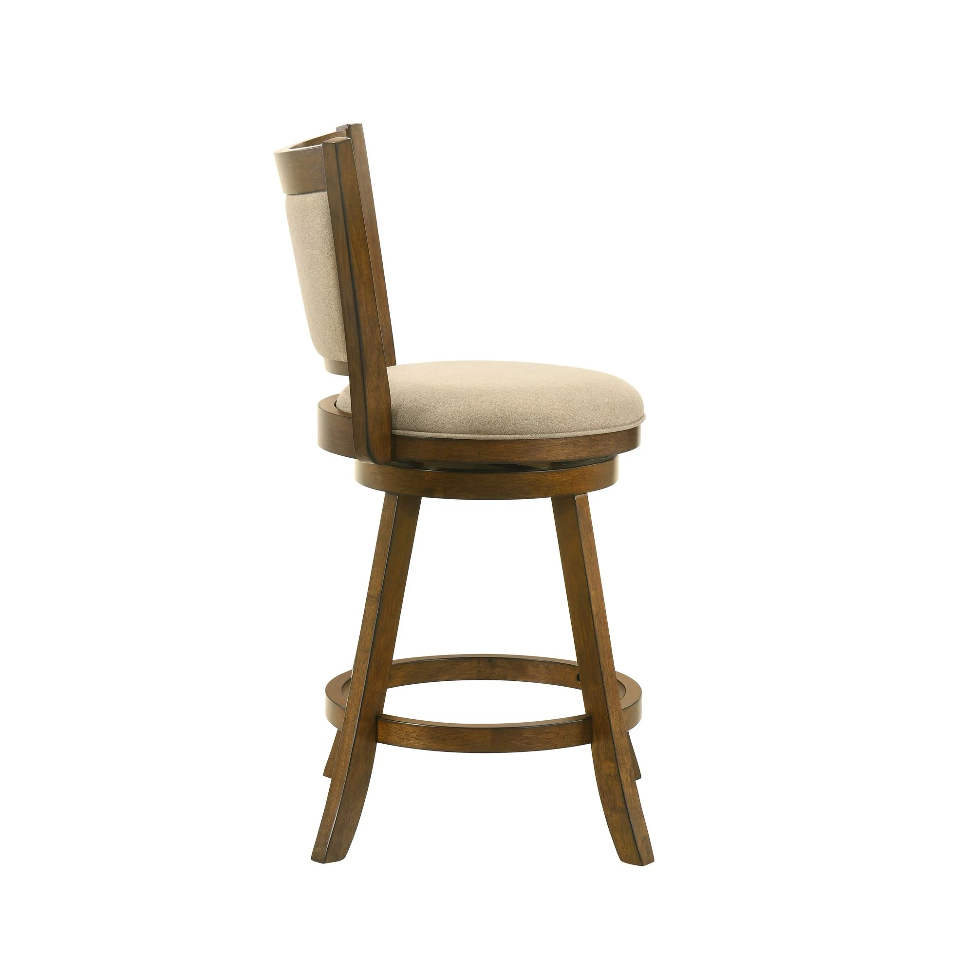 Aiden - Modern Farmhouse Swivel Wood Counter Height Kitchen Bar Stool - Image 19