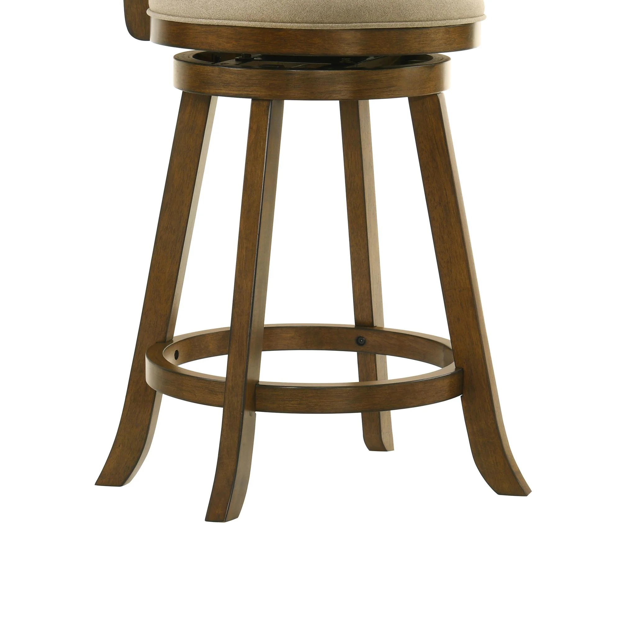 Aiden - Modern Farmhouse Swivel Wood Counter Height Kitchen Bar Stool - Image 21