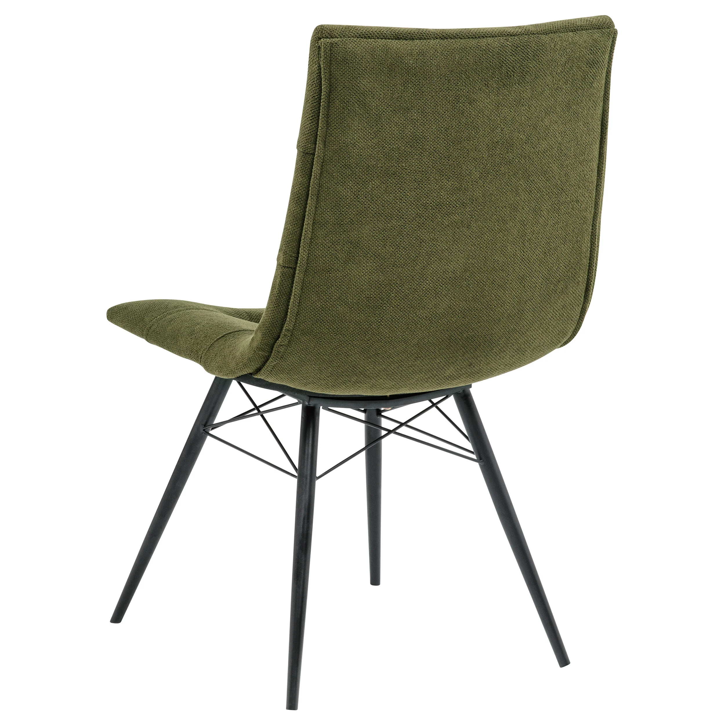 Aiken Fabric Upholstered Dining Side Chair, Forest Green (Set of 4) - Image 10