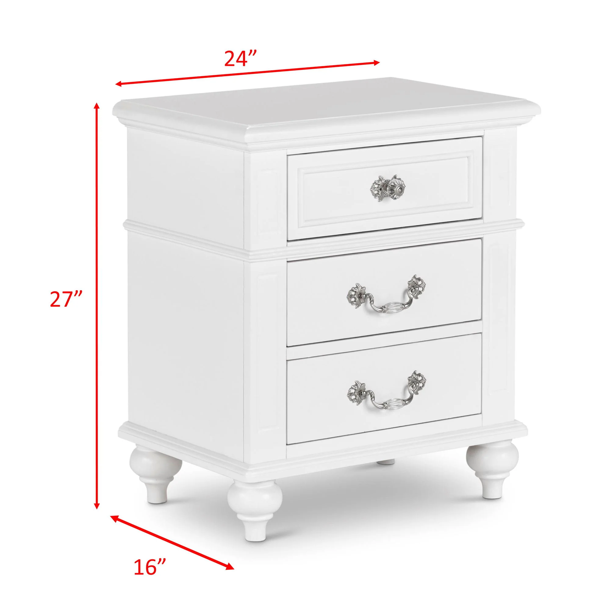 Alana - Nightstand - White - Image 5