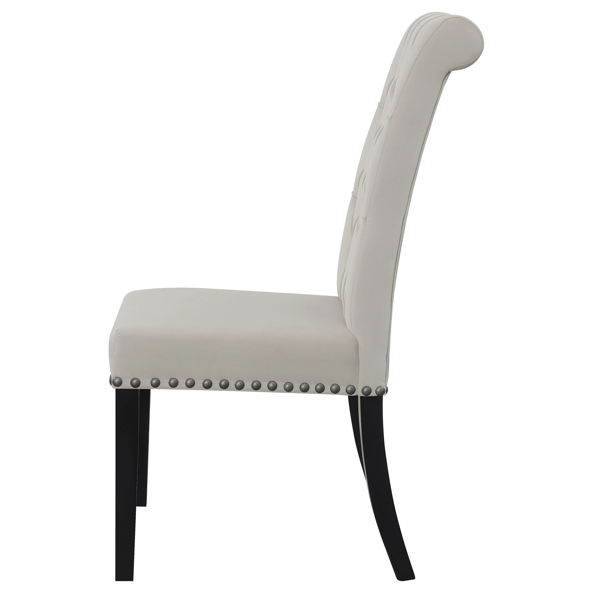 Alana Velvet Upholstered Dining Side Chair, Sand (Set of 2) - Image 10