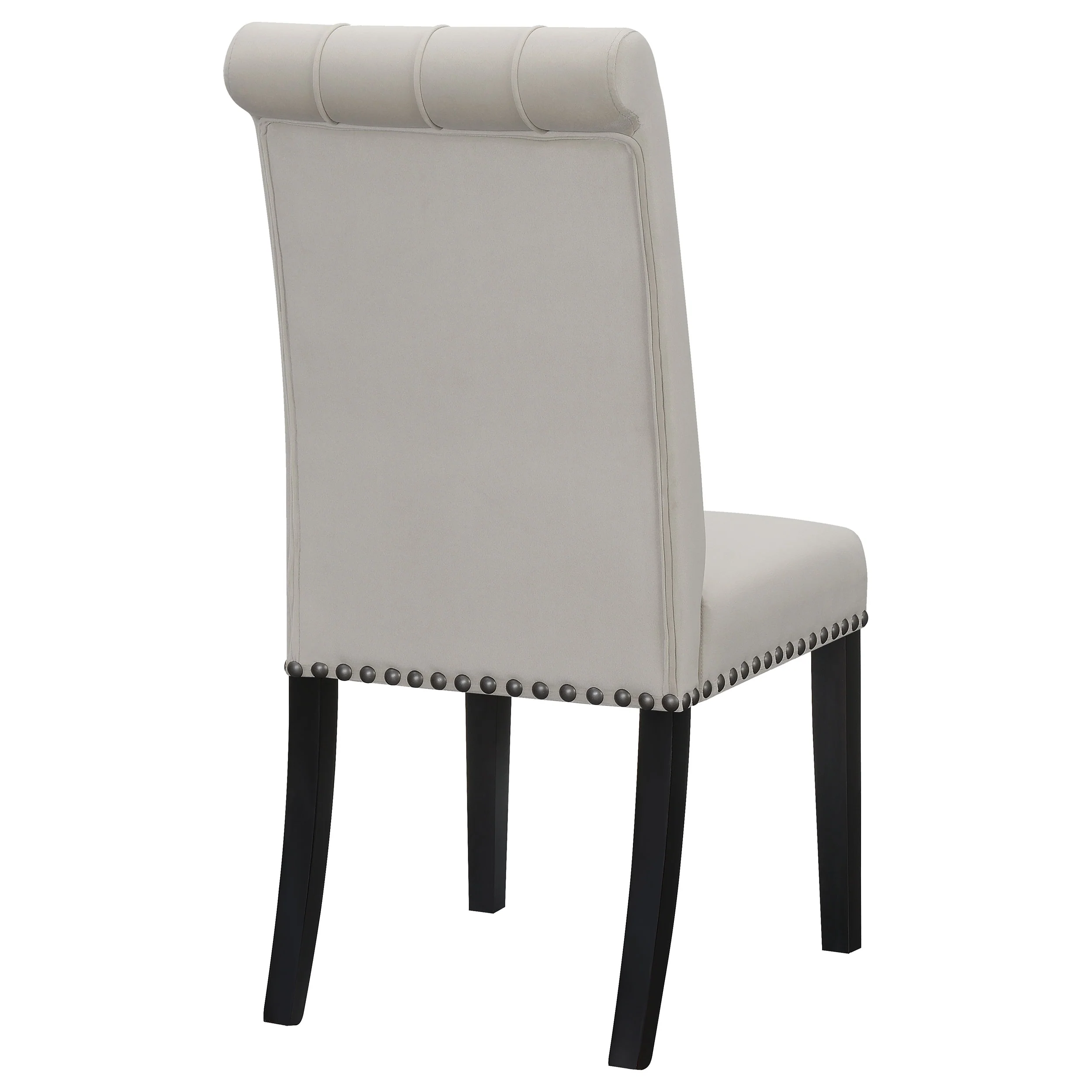 Alana Velvet Upholstered Dining Side Chair, Sand (Set of 2) - Image 7