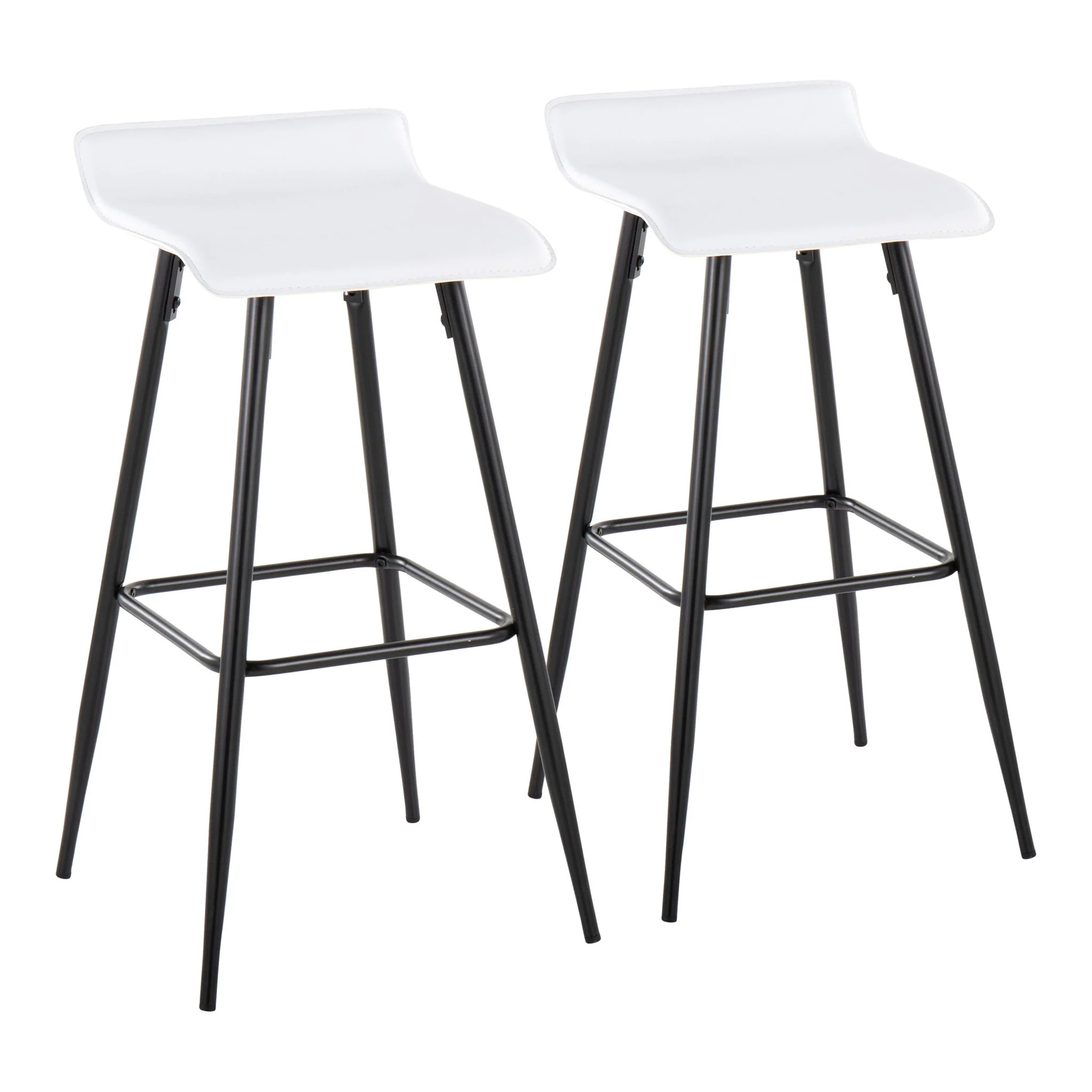 Ale - Contemporary Fixed-Height Bar Stool (Set of 2) - Image 2