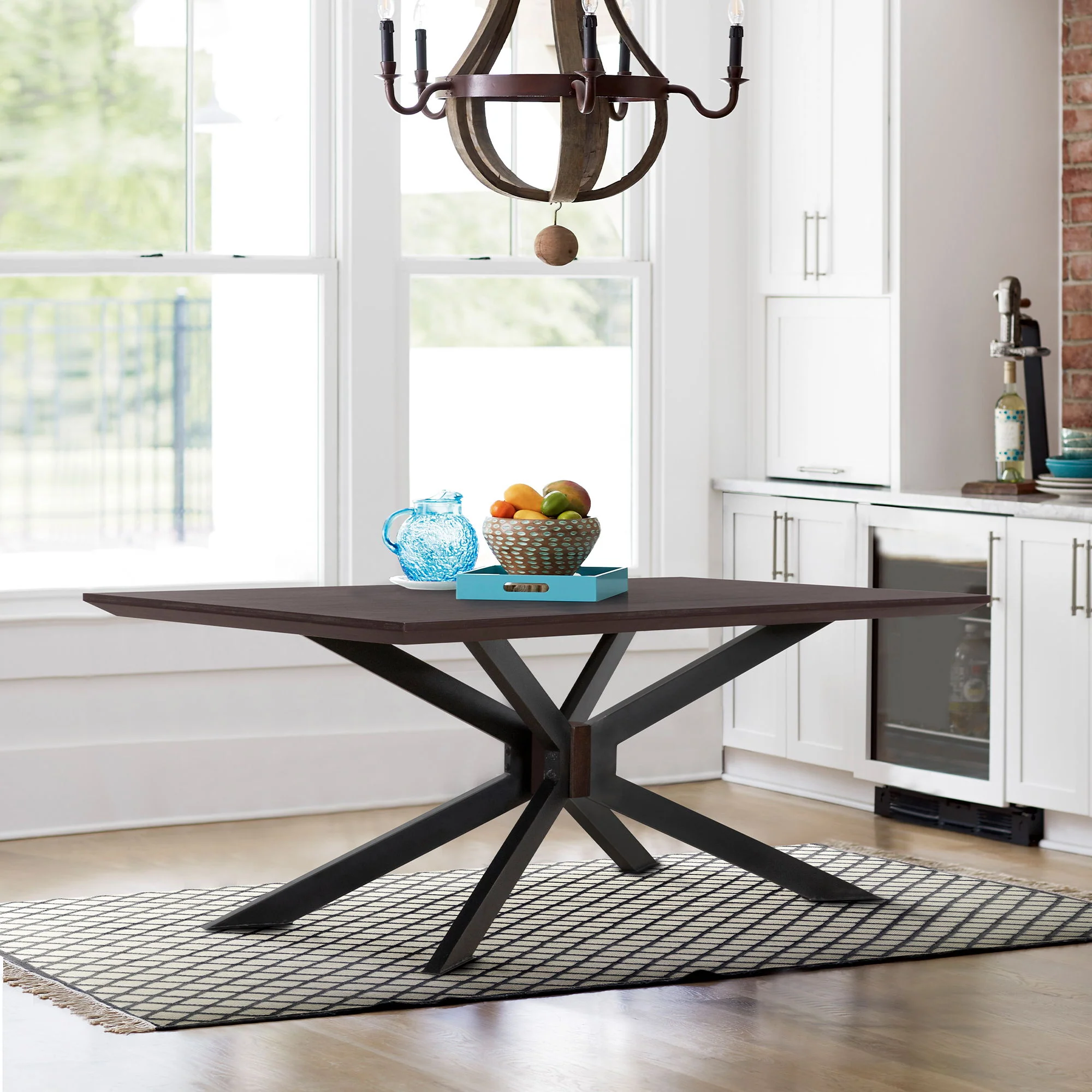 Alegria - Aluminum Outdoor Coffee Table - Black - Image 3