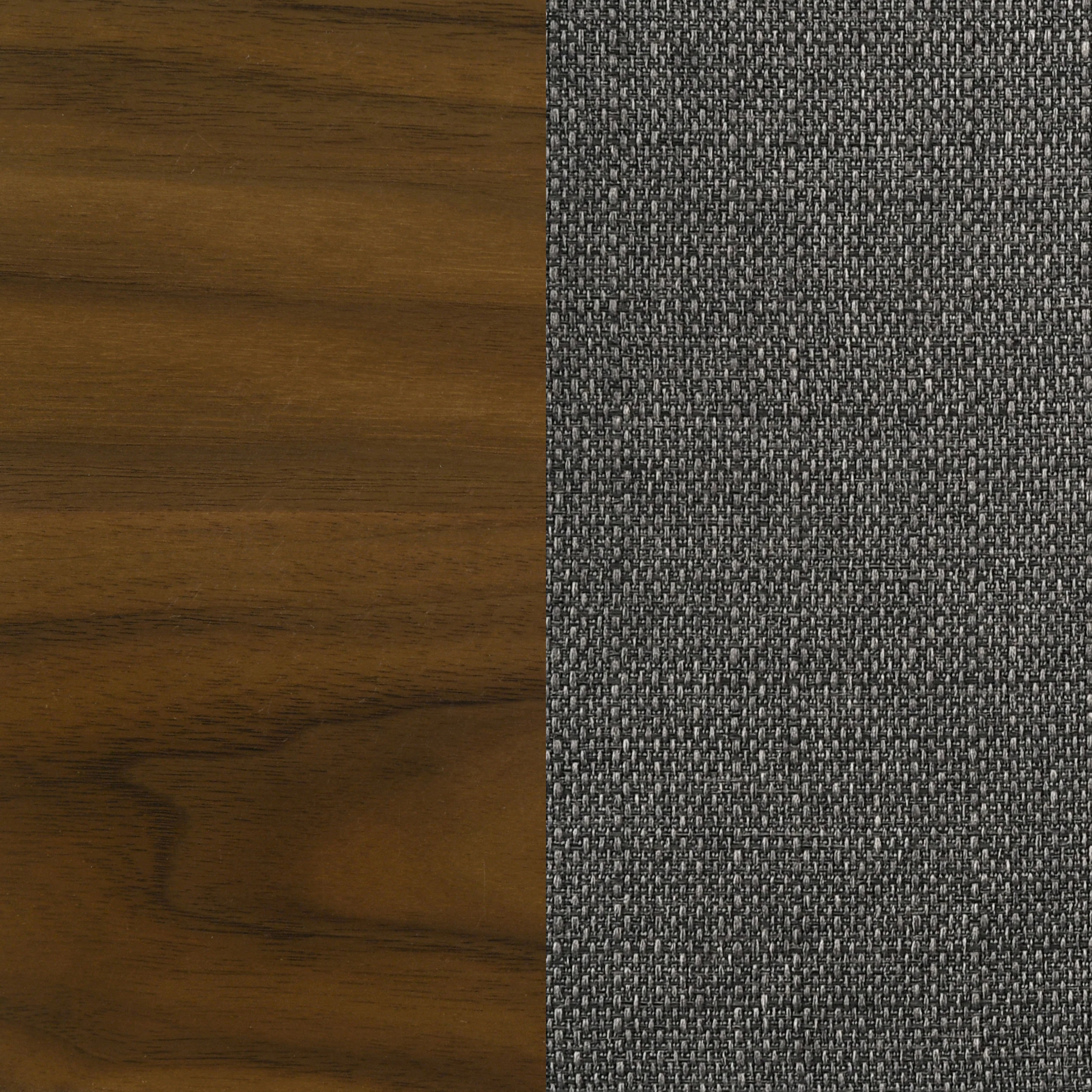 Alfredo Dining Side Chair Grey and Natural Walnut Set of 2 - Image 13