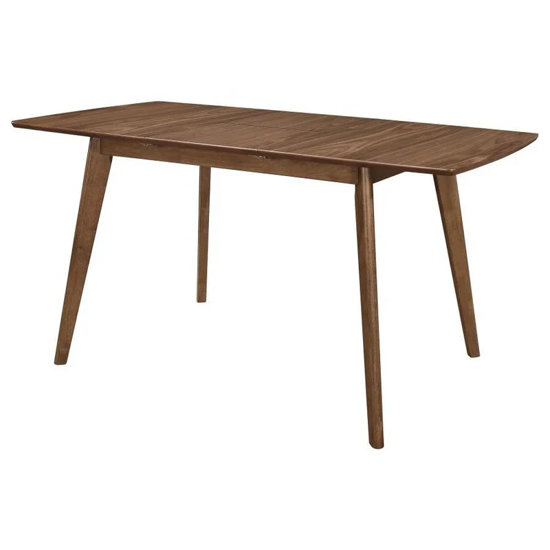 Alfredo Natural Walnut Extension Leaf Dining Table - Image 6