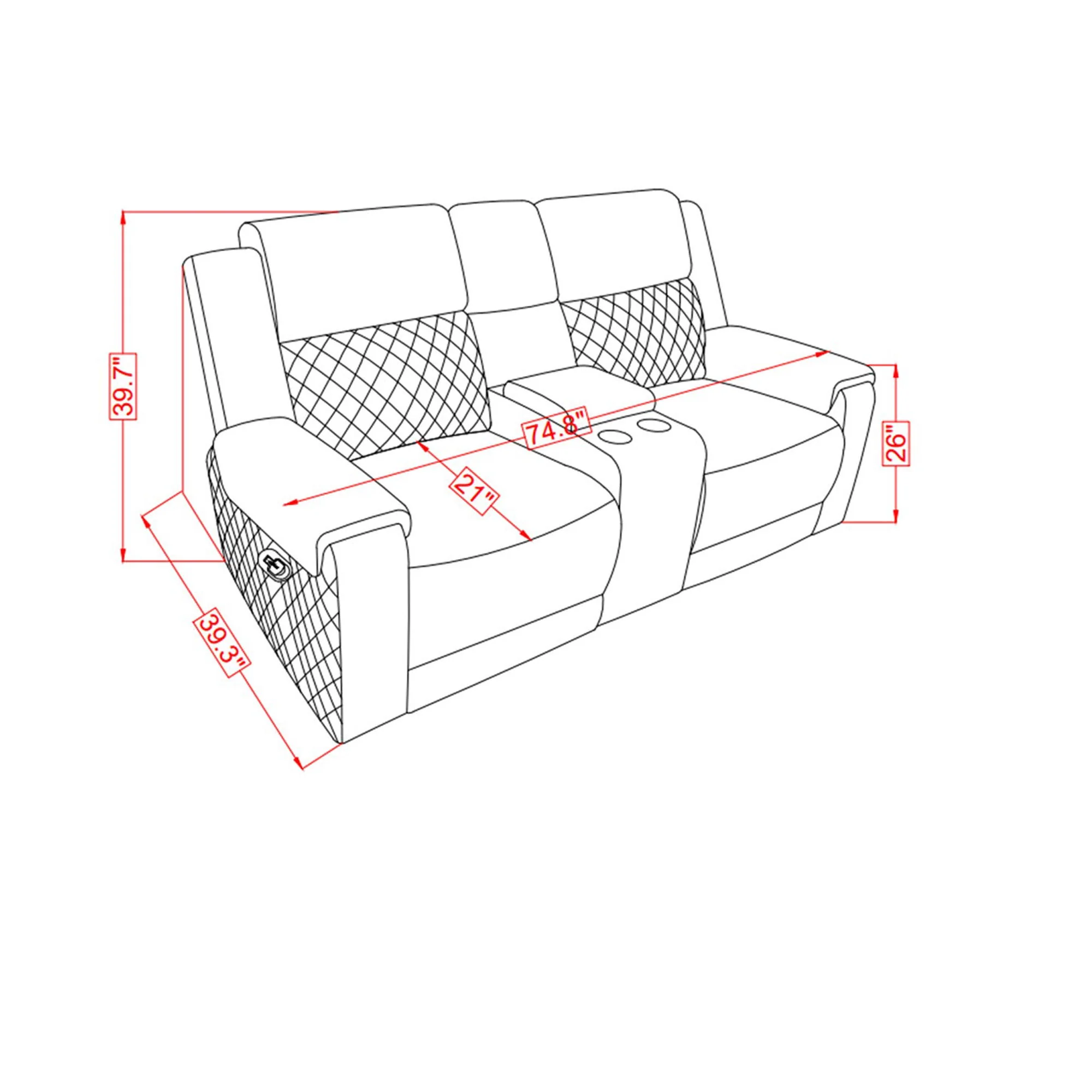 Alicia - Traditional Reclining Set - Image 8