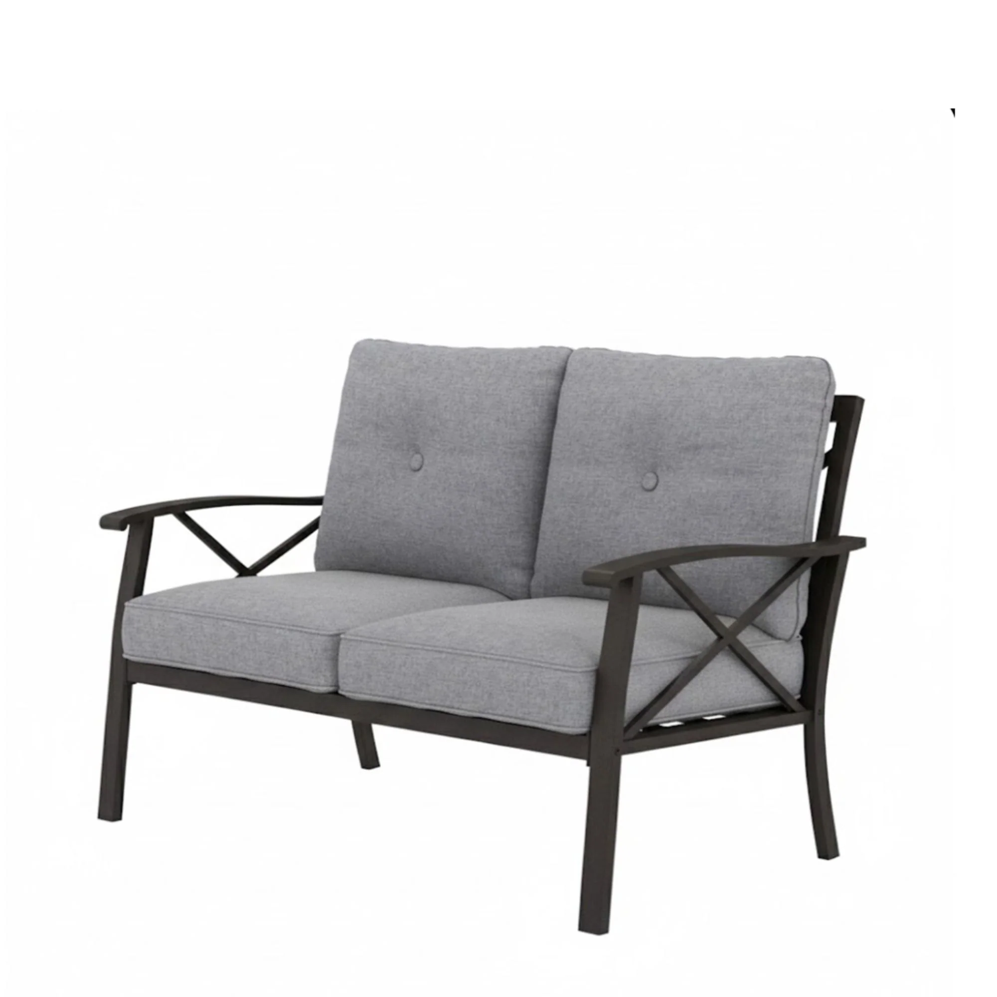 All-Weather Loveseat 2 Seats Sofa With Cushions - Image 16