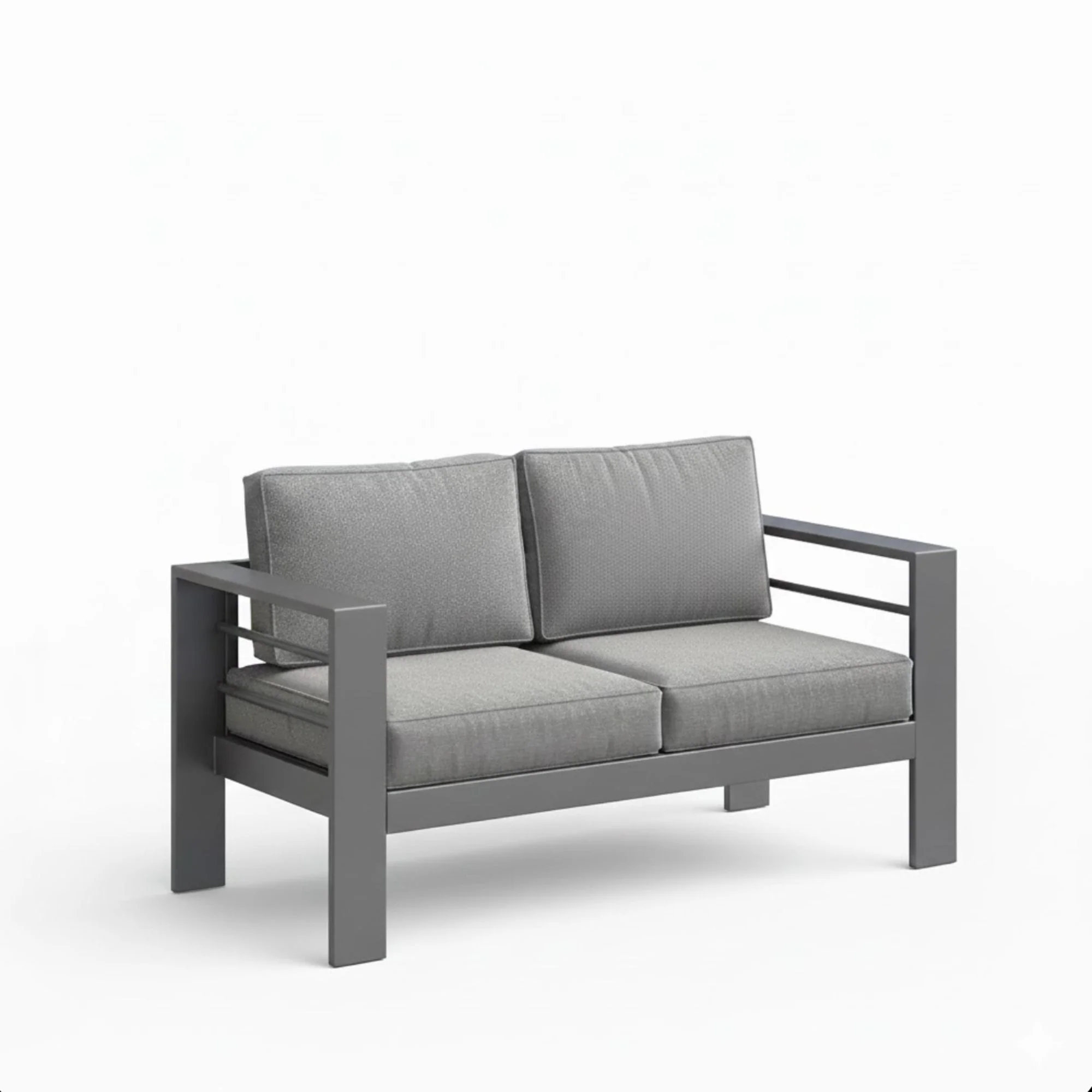 All-Weather Patio Loveseat With Thick Cushions - Image 3