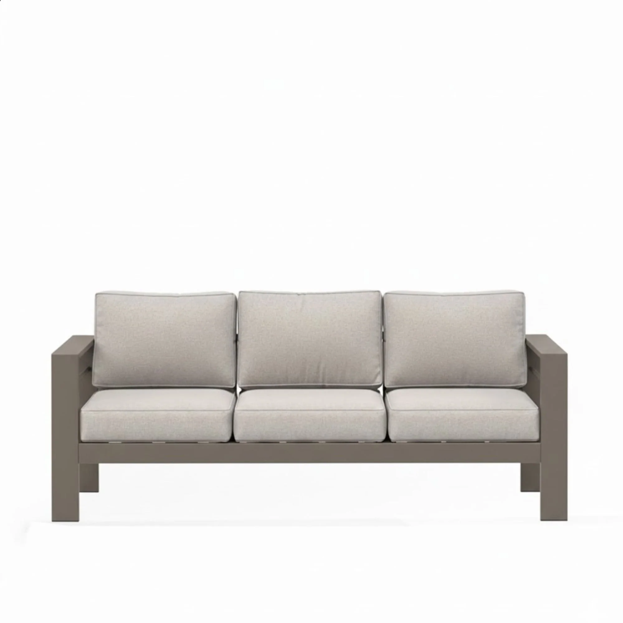 All-Weather Patio Sofa With Cushions, 3 Seat Outdoor Couch - Image 15