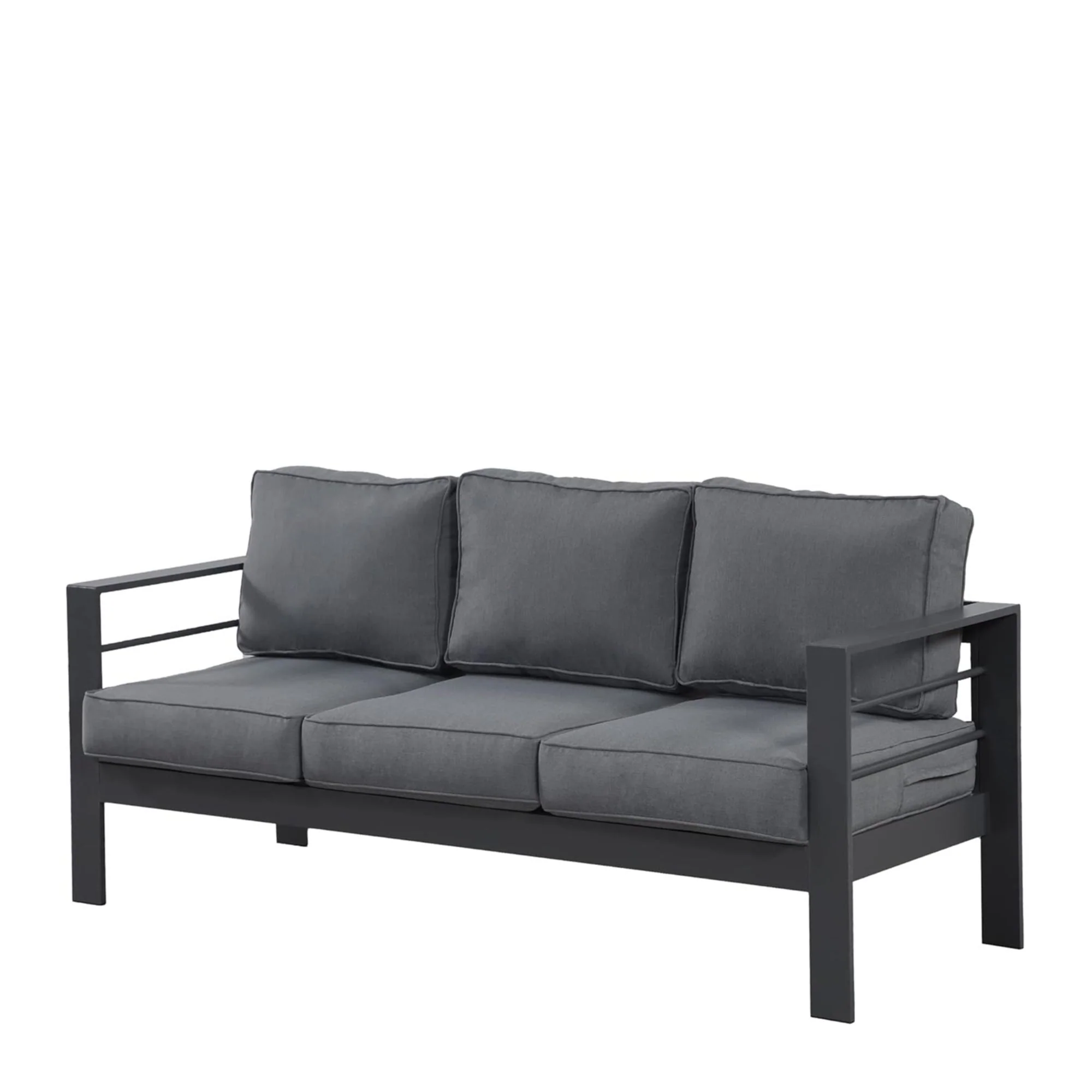 All-Weather Patio Sofa With Cushions, 3 Seat Outdoor Couch - Image 26