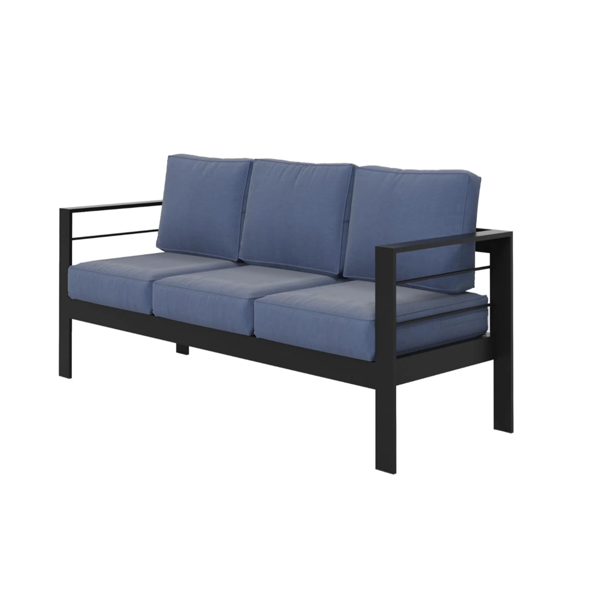 All-Weather Patio Sofa With Cushions, 3 Seat Outdoor Couch - Image 34