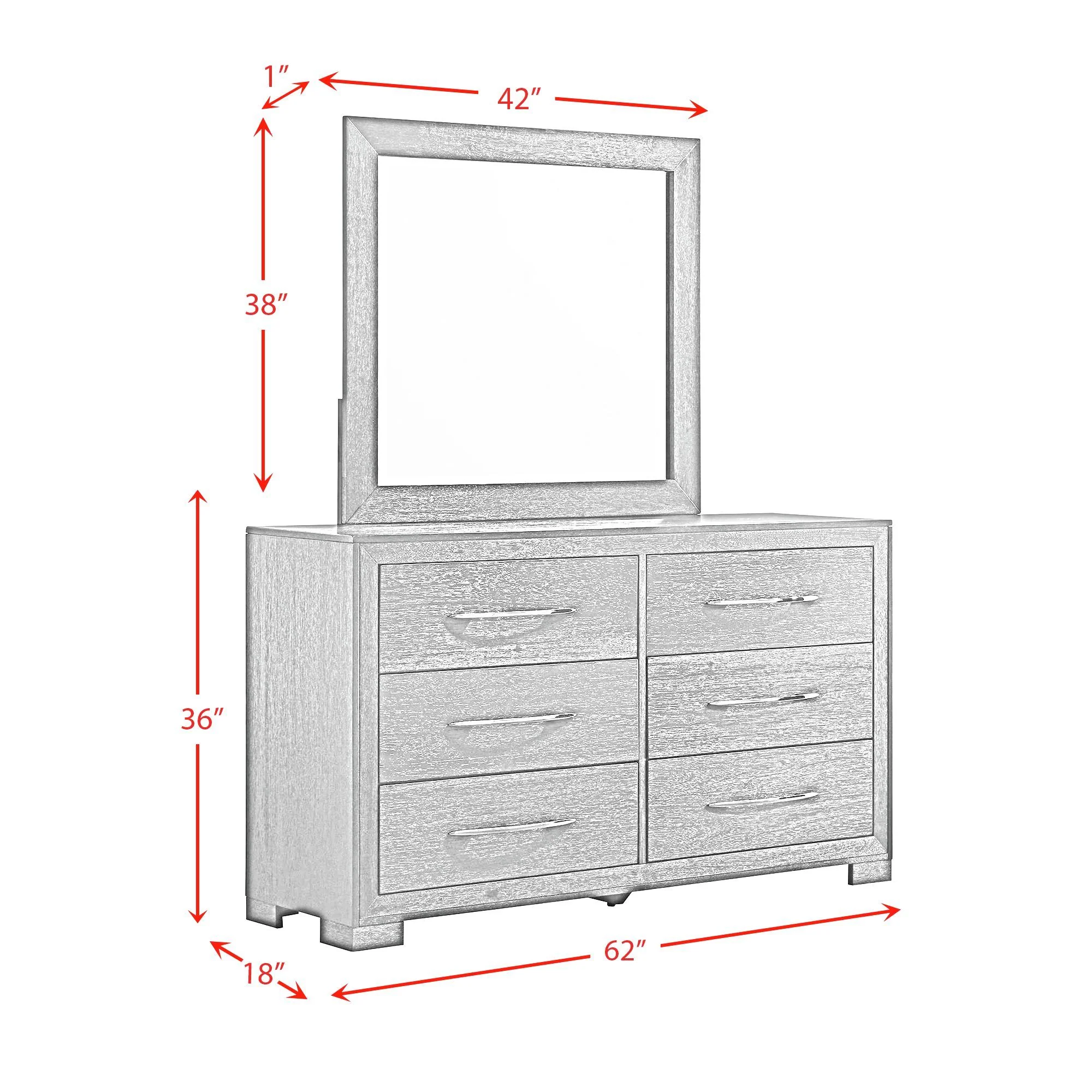 Allan - 6-Drawer Dresser - Image 5