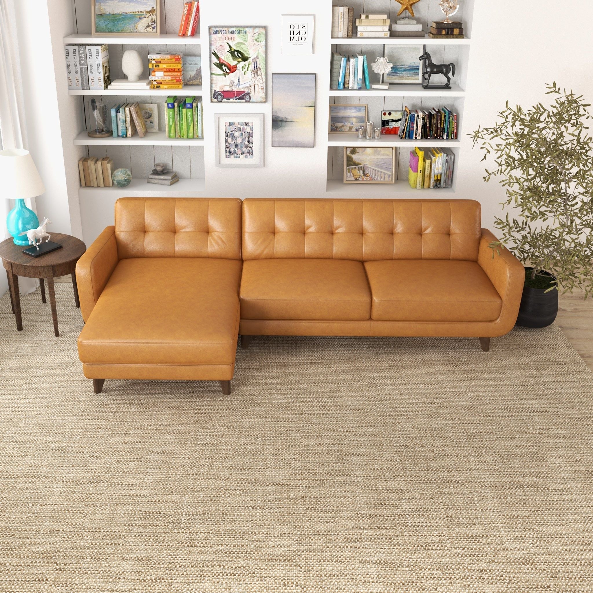 Allison - Mid-Century Modern Sectional Sofa Chaise - Image 16
