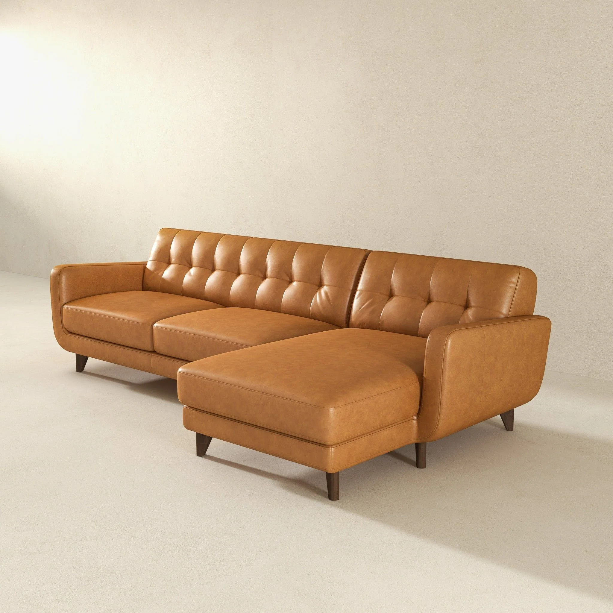 Allison - Mid-Century Modern Sectional Sofa Chaise - Image 8
