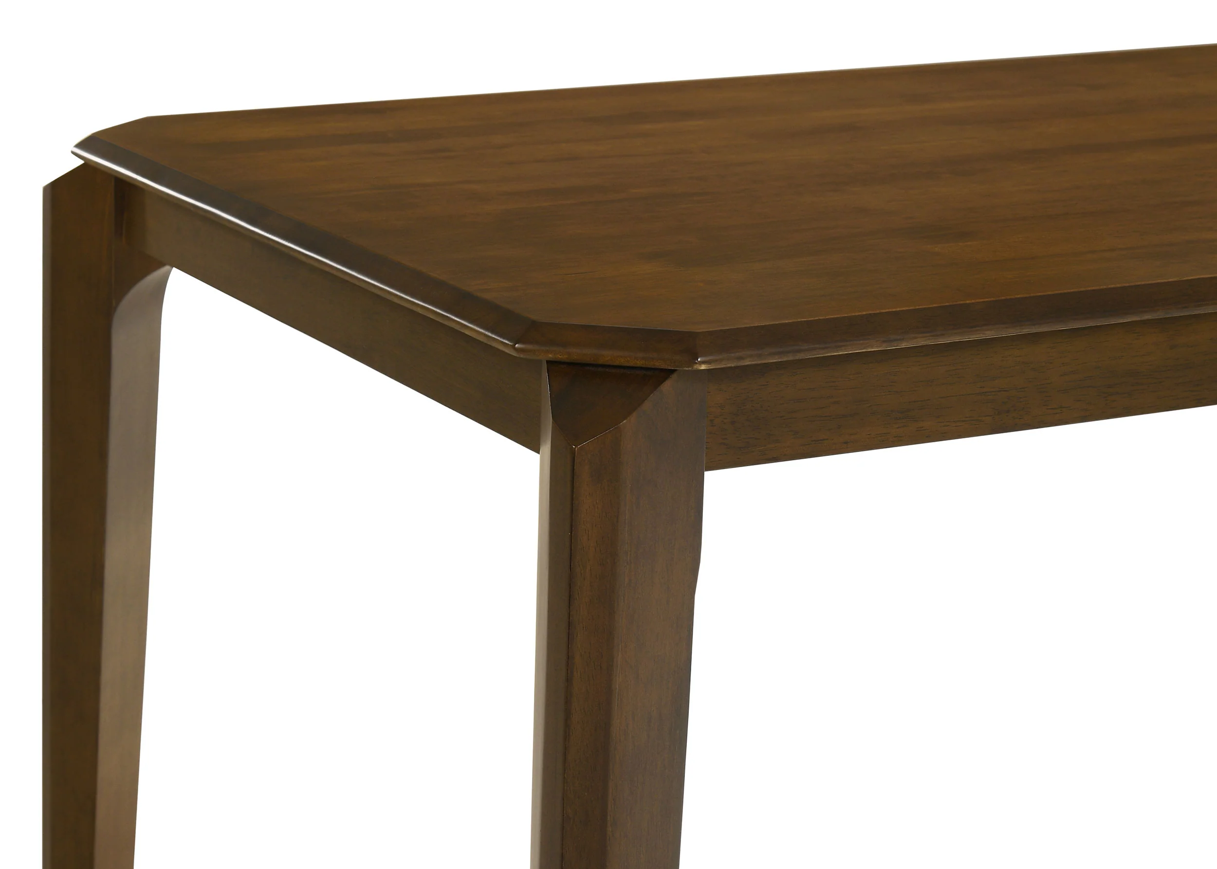 Almonte 59-Inch Rectangular Dining Table Dark Brown - Image 7