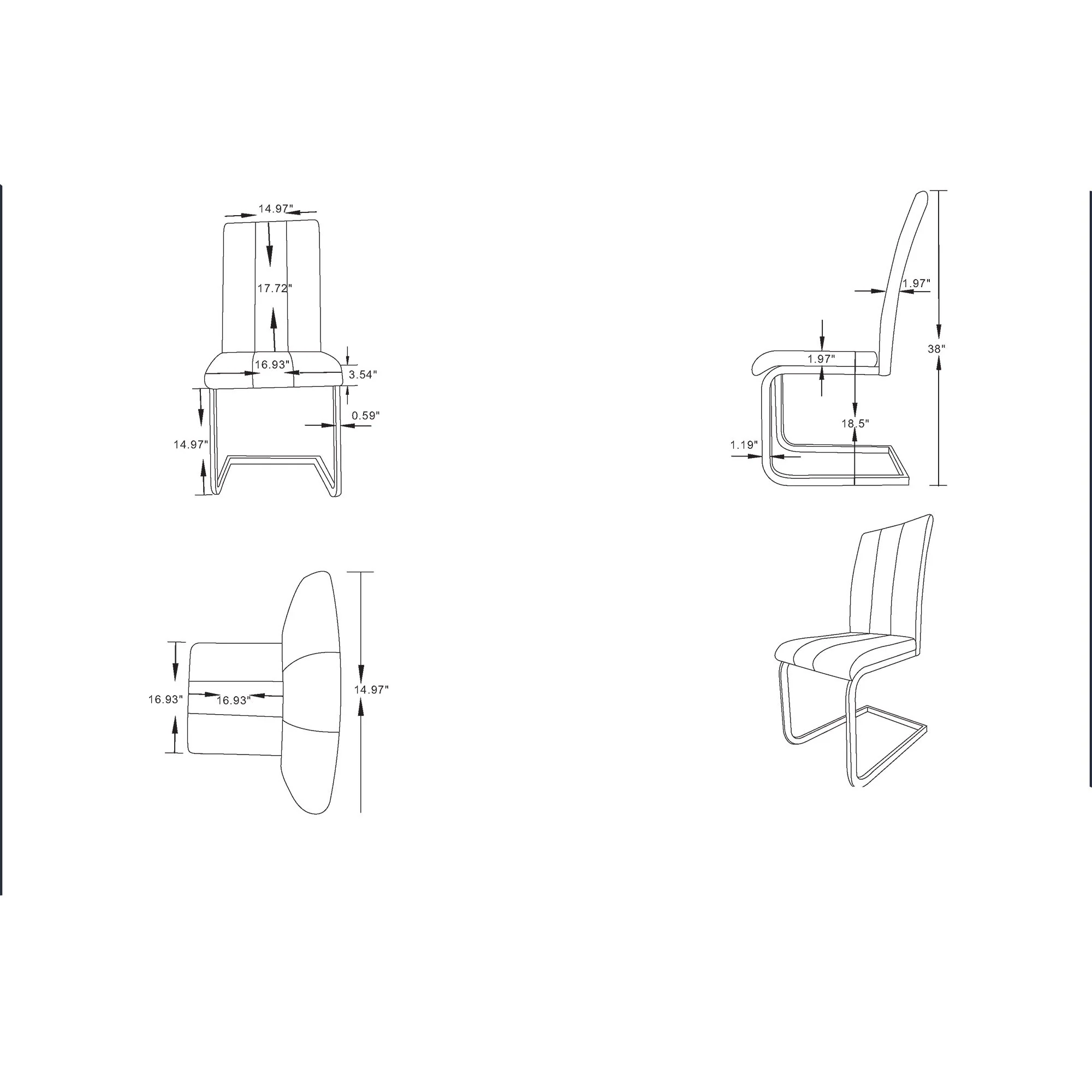Altis - Dining Chair (Set of 4) - Image 20