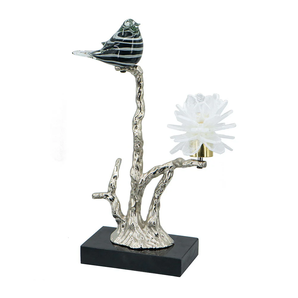 Aluminum Candle Holder With Marble Stand - Image 5