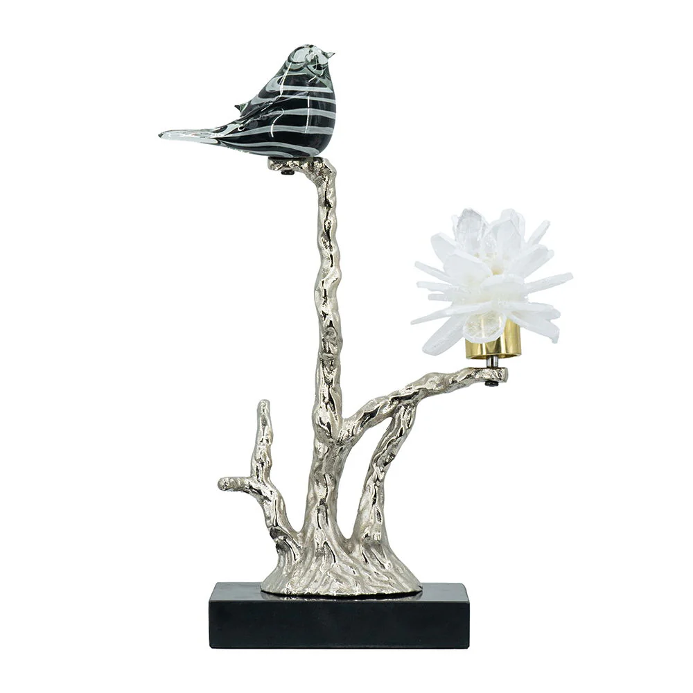 Aluminum Candle Holder With Marble Stand - Image 8