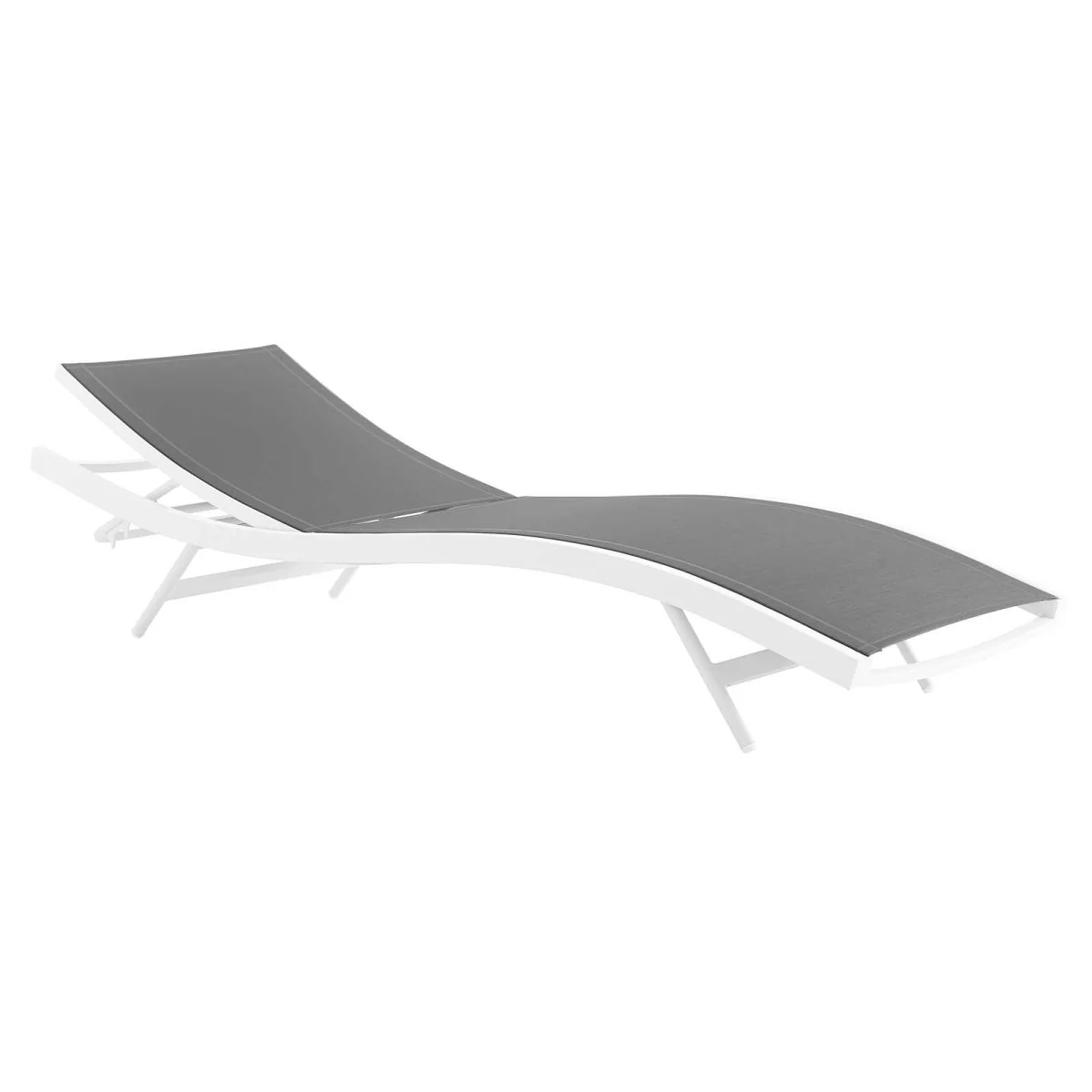 Aluminum Mesh Outdoor Chaise Lounge Chair for Patio, Poolside and Backyard Relaxation - Image 17