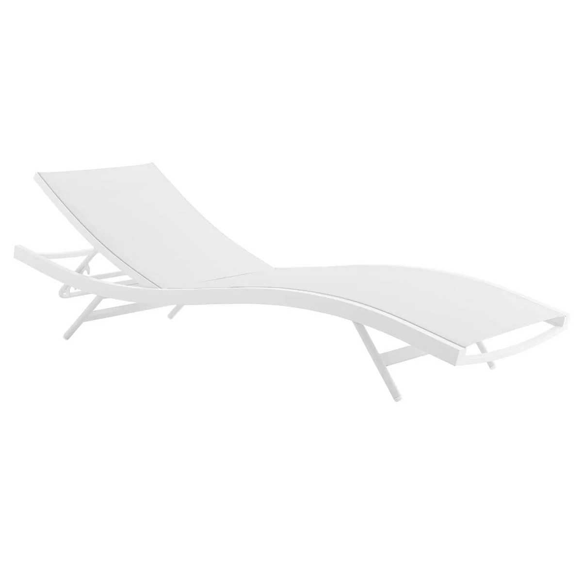 Aluminum Mesh Outdoor Chaise Lounge Chair for Patio, Poolside and Backyard Relaxation - Image 4