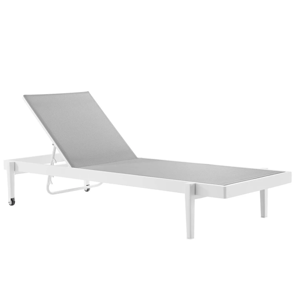 Aluminum Mesh Outdoor Chaise Lounge Chair Set Weather-Resistant Reclining Patio Seating - Image 10