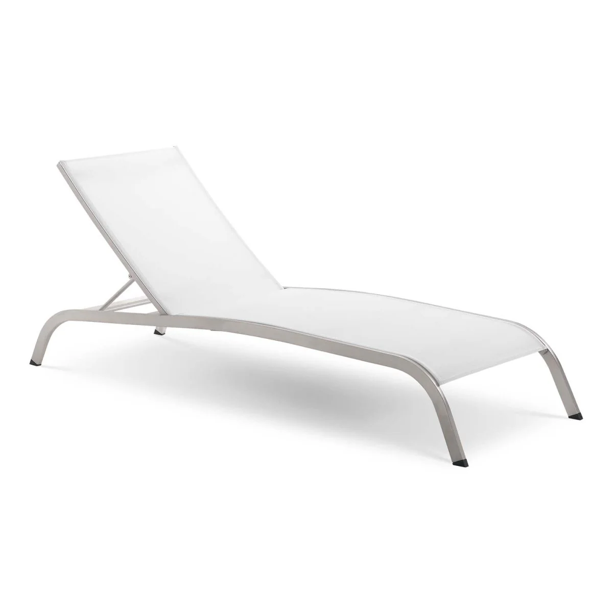 Aluminum Mesh Outdoor Patio Chaise Lounge Chair & Side Table Set – Multiple Configurations - Image 36
